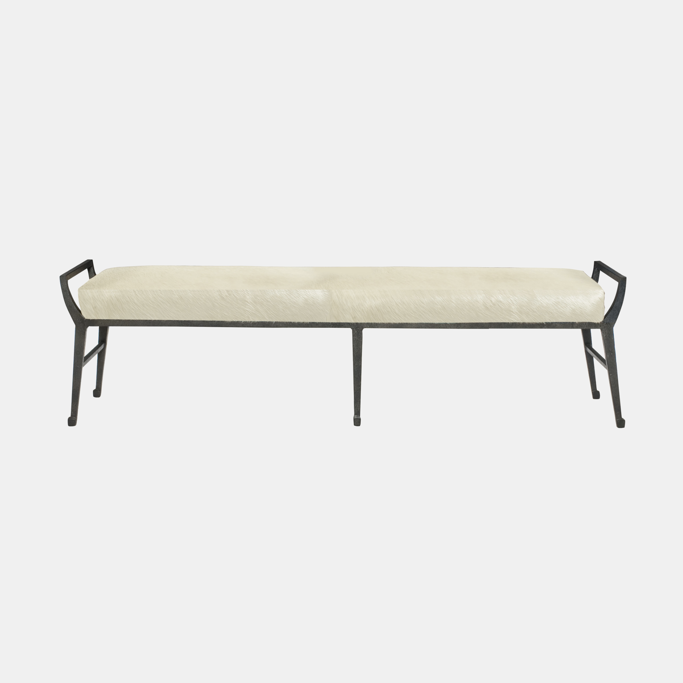 Mansfield Bench 61.5”w x 18”d x 17.5”h Available in fabric and leather. SKU5920BHT