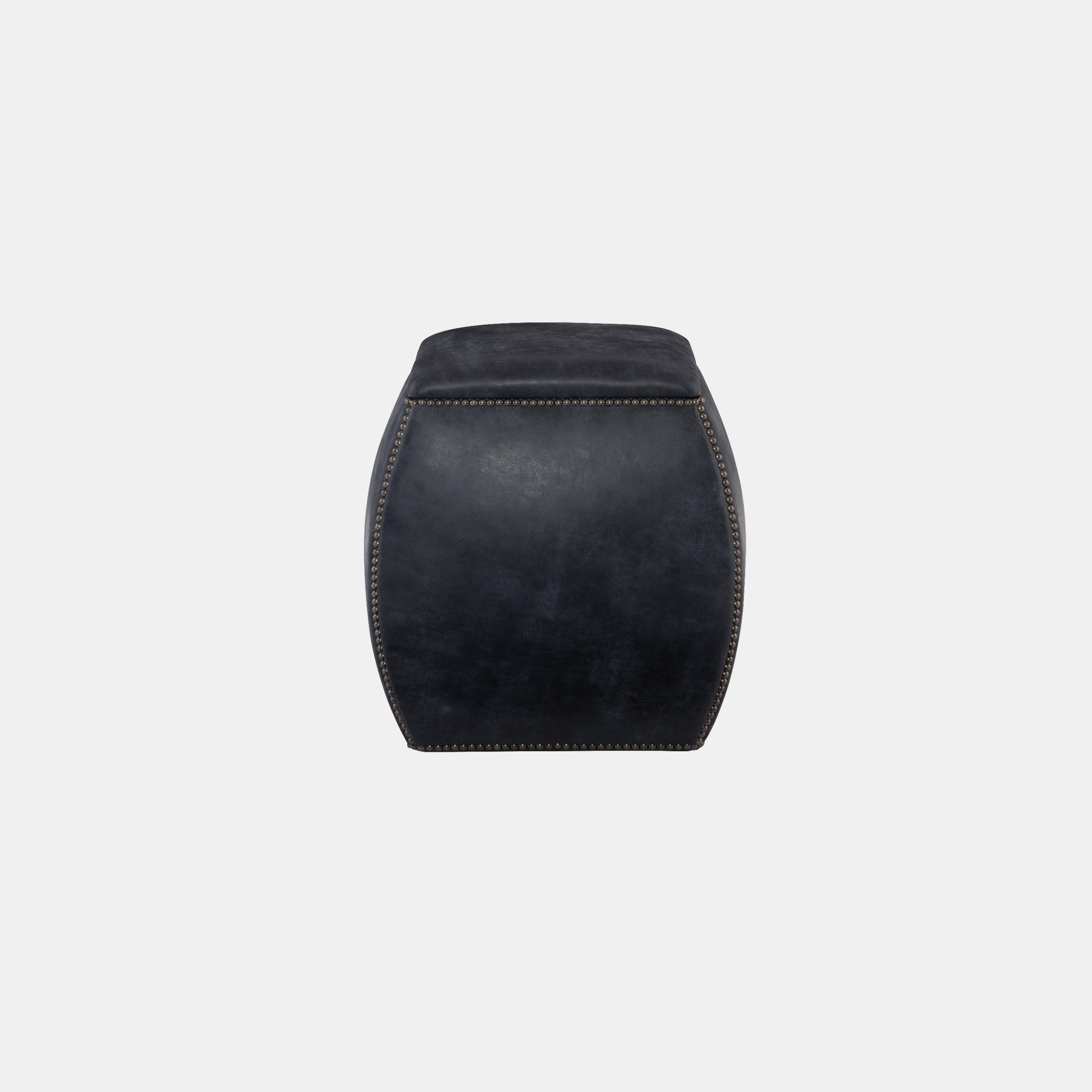 Delta Ottoman 19” sq x 21'“h Available in leather and fabric. Available with or without nailheads. SKU577BHT