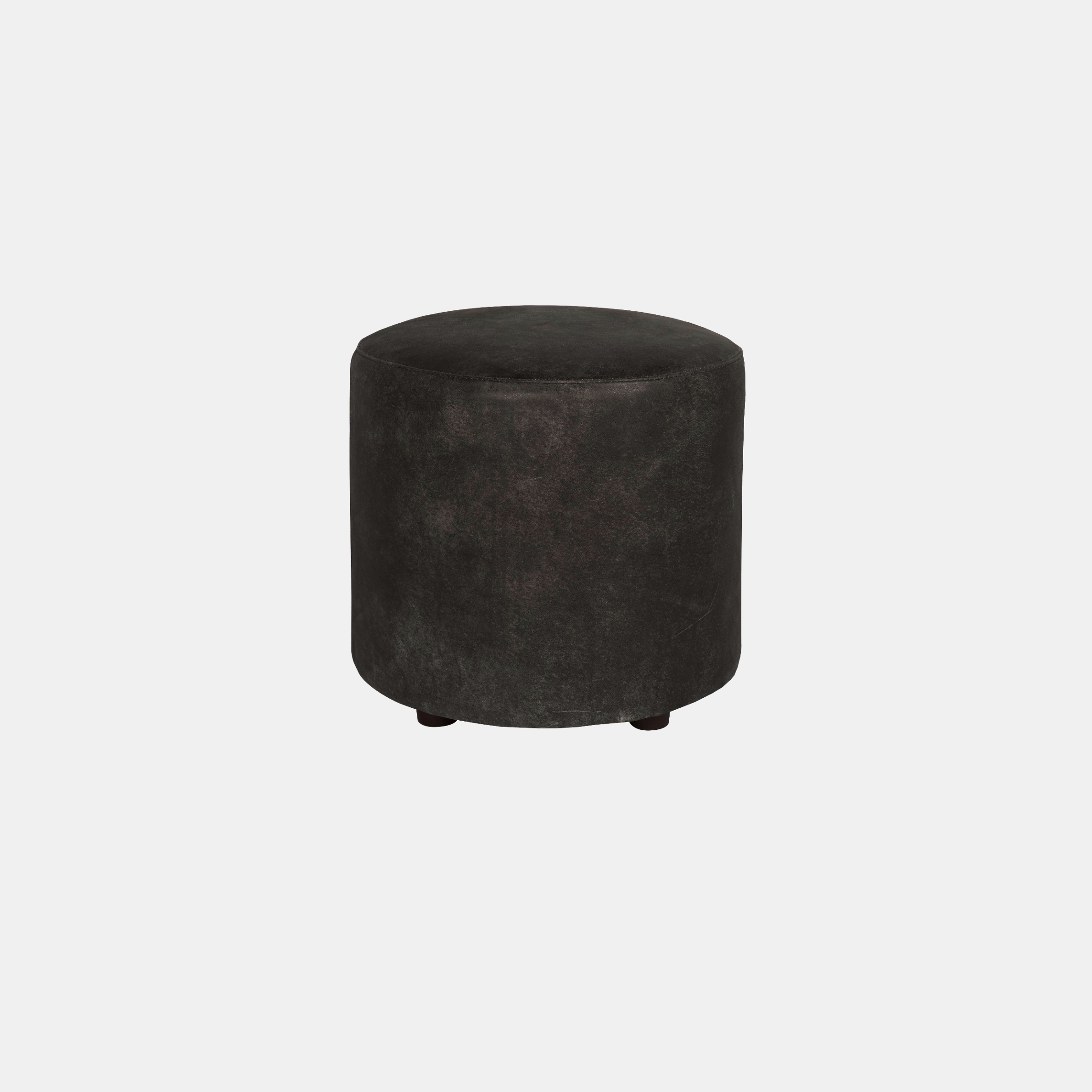 Pisa Ottoman 18” round x 18'“h Available in leather and fabric. SKU3348BHT