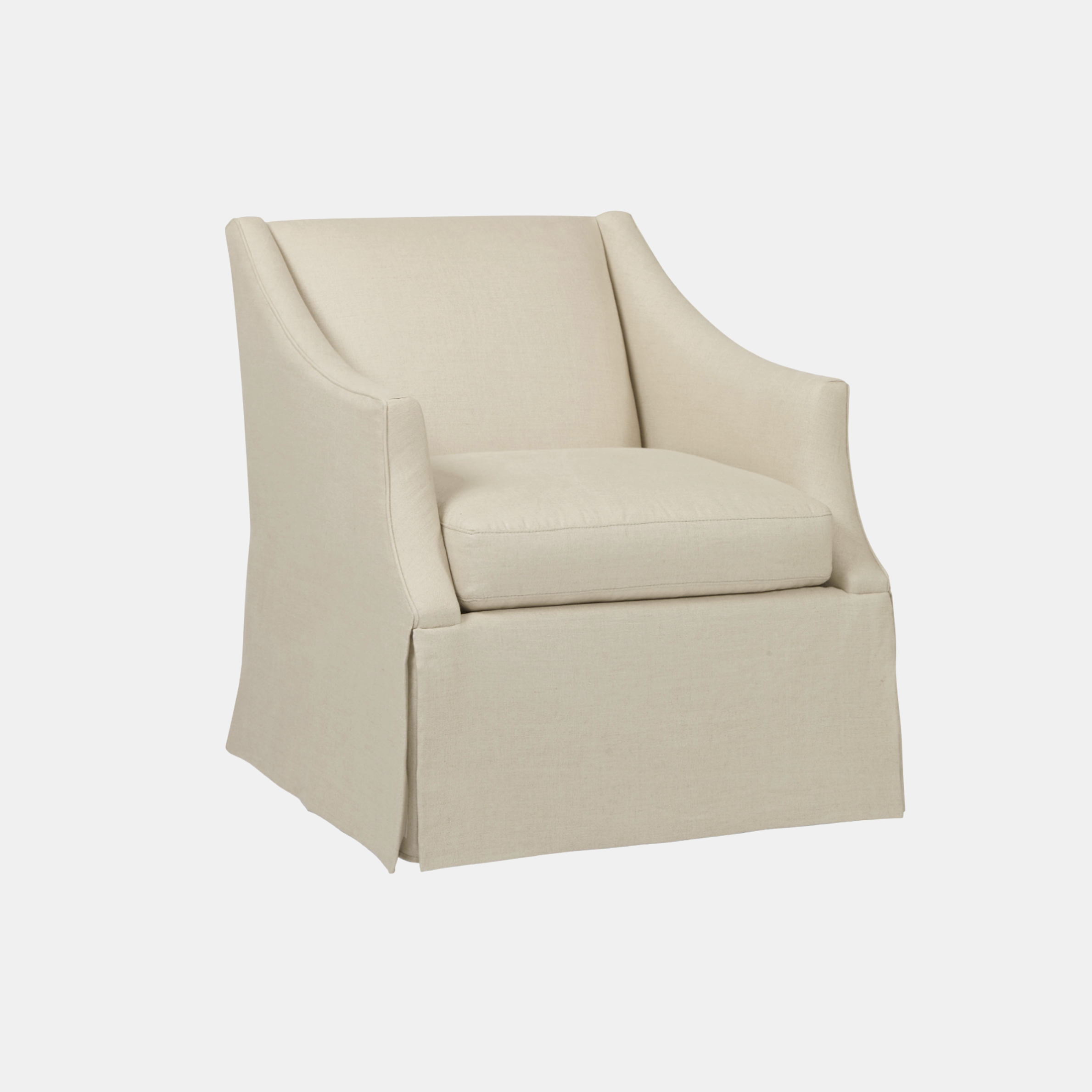Clayton Chair 29”w x 35”d x 33”h Available in fabrics or COM. Also available as swivel. SKU4429BHT