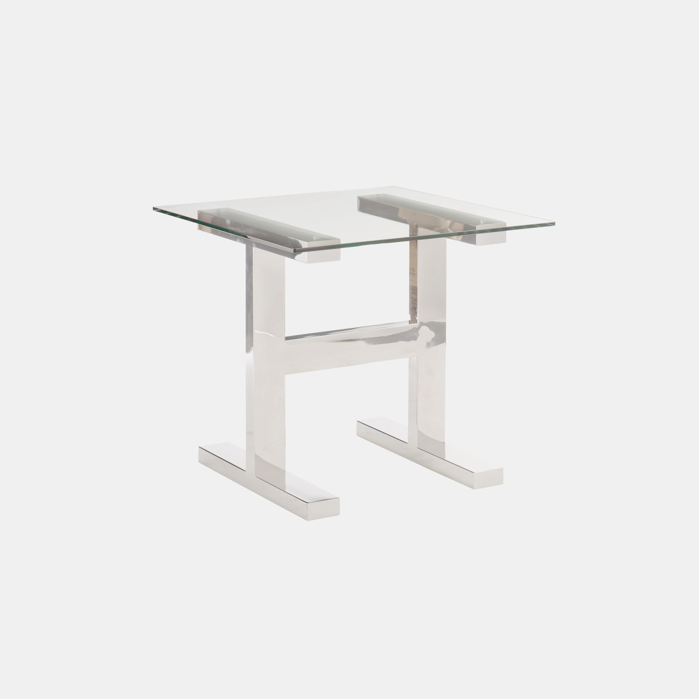 Aria Side Table 26” square x 24”h Also available as cocktail table and desk. SKU1134BHT