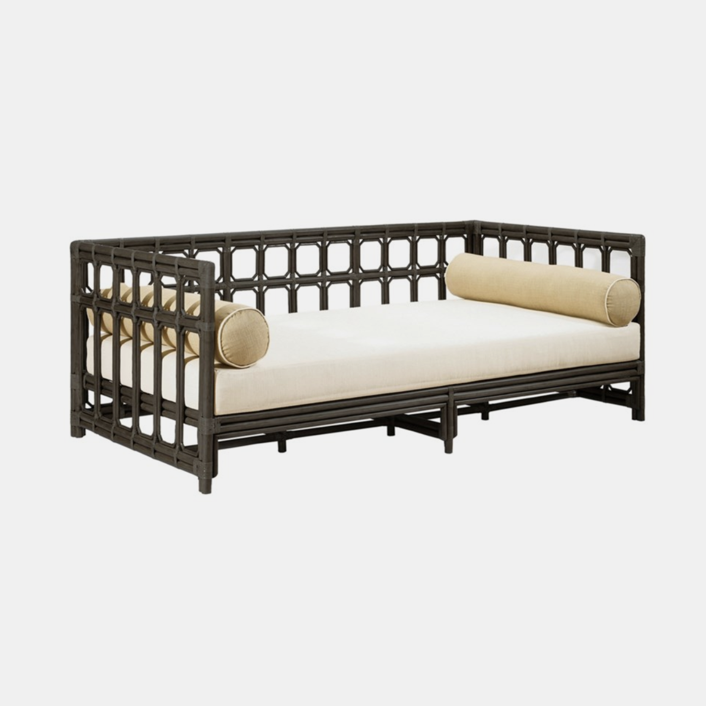 Regeant Daybed 78.5''l x 42.5''d x 30''h Available in clove (shown) and nutmeg. SKU8847SLM