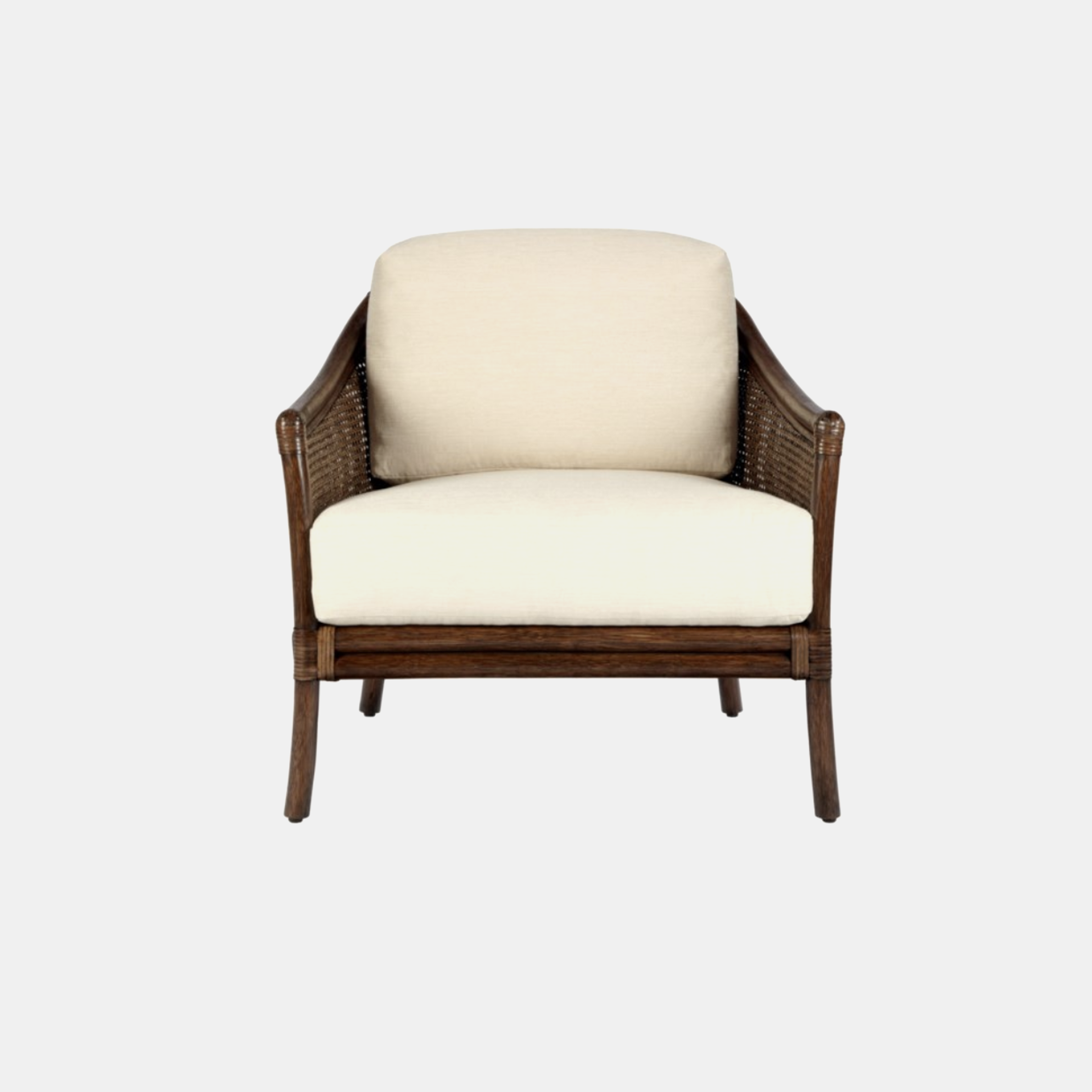 Tivoli Lounge Chair 30'' x 32.5'' x 33'' Available in cinnamon (shown) and nutmeg. Also available as dining arm chair. SKU1499SLM