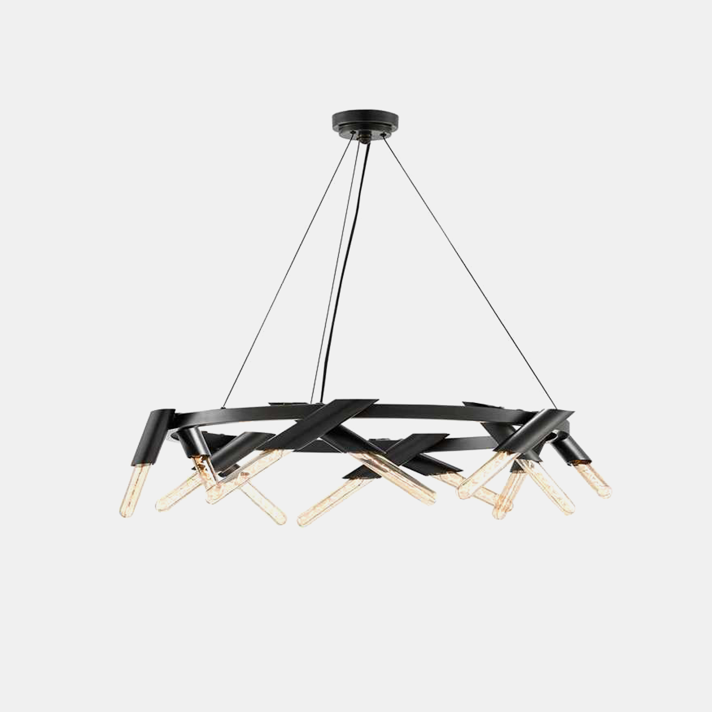 Luciole Chandelier 34” round x 34-160”h SKU1119CUY
