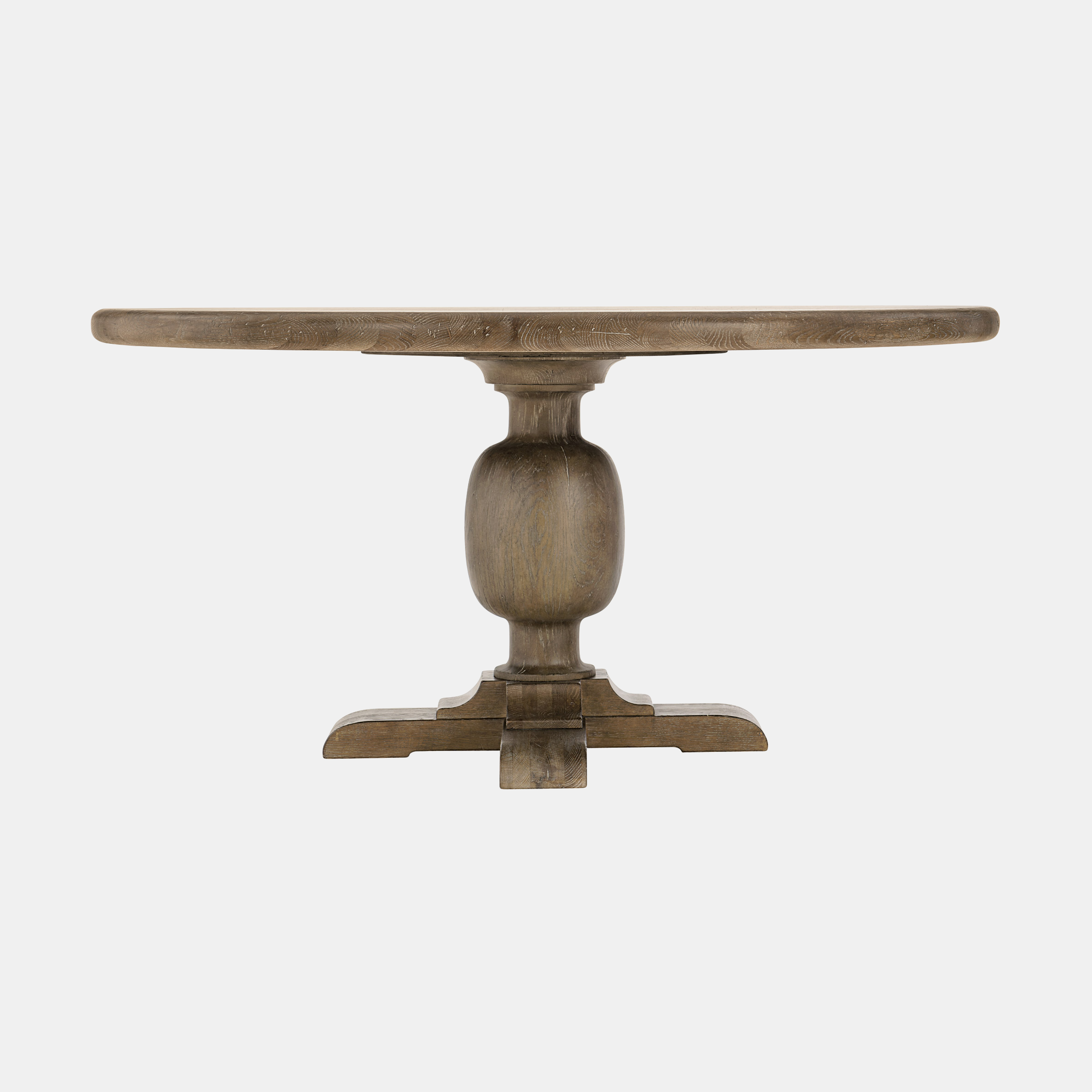 Rustic Patina Dining Table 60” round x 30” h Available in peppercorn (shown) or sand. SKU5390BHT