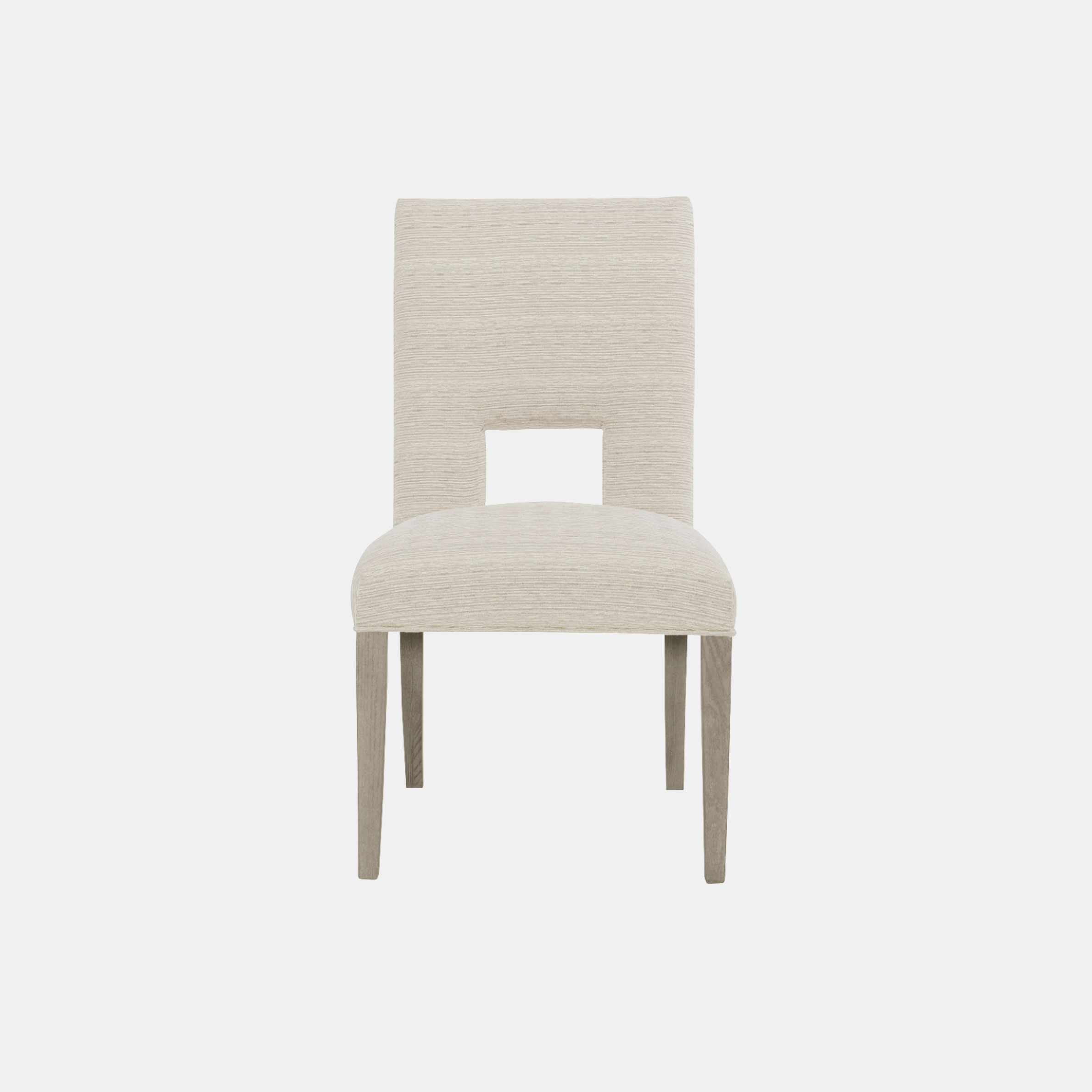 Mosaic Side Chair 21-1/2”w x 26-3/4”d x 38”h Available in fabric, leather, or COM. Also available as arm chair and without opening. SKU0081BHT