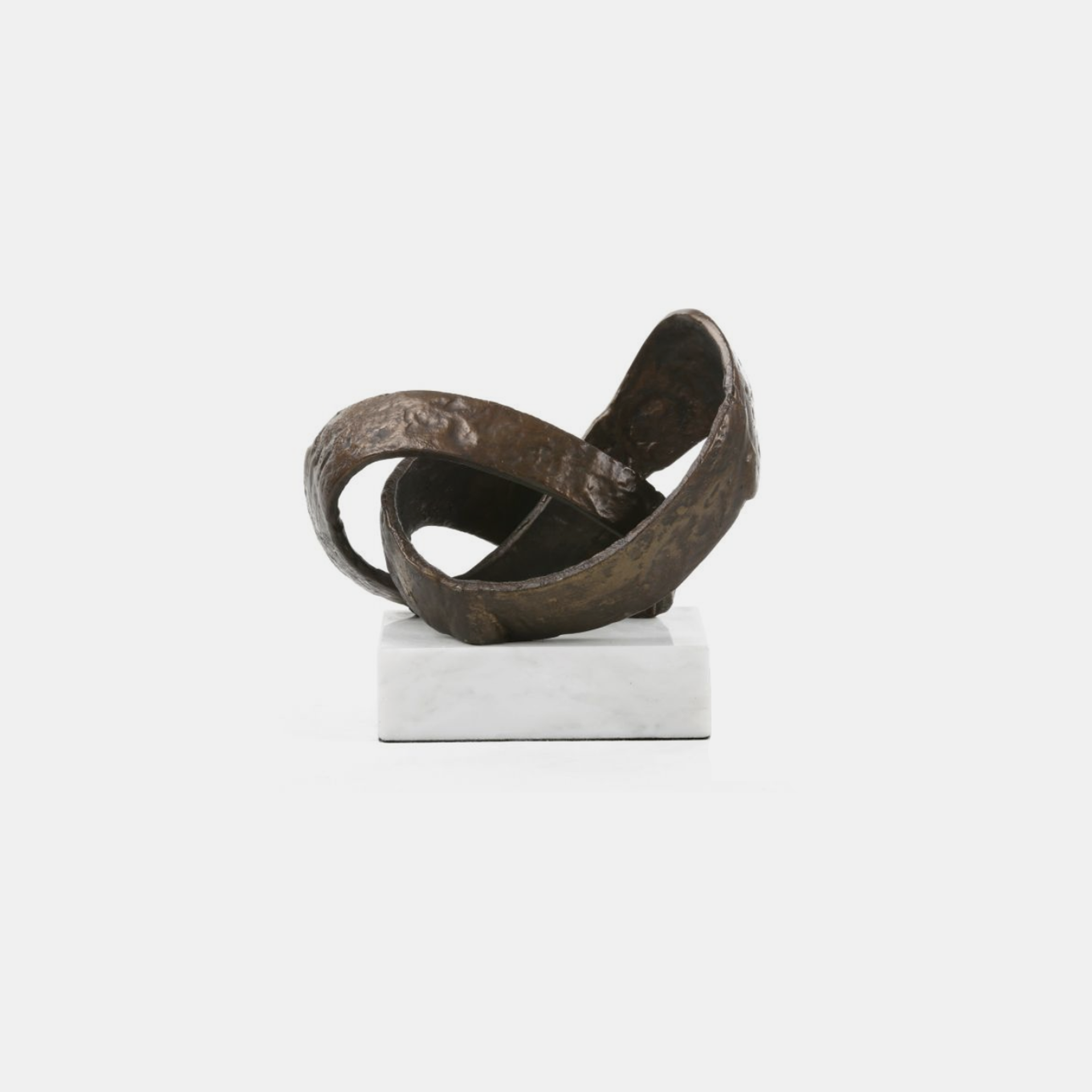 Demi Statue 8.5”w x 5.5”d x 8”h Available in black/gold and white/bronze (shown). SKU17765BGW
