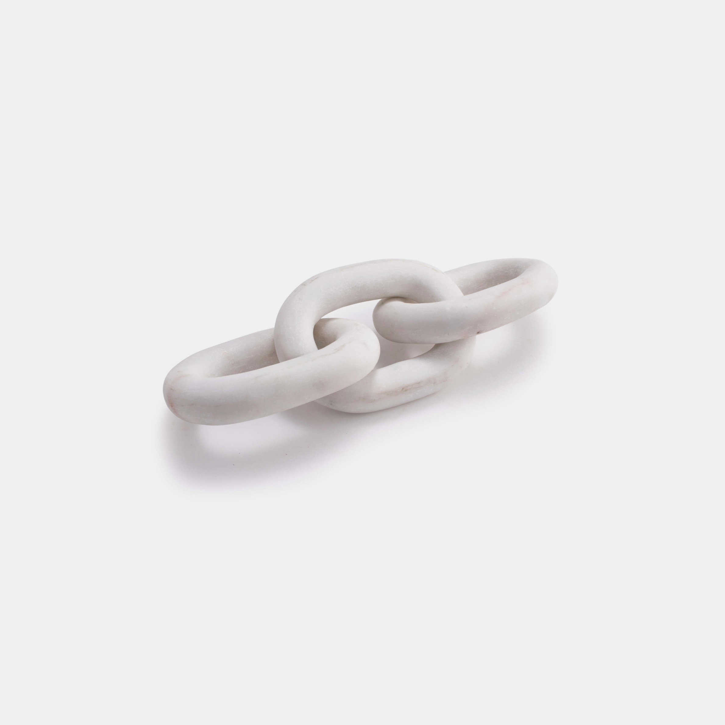 Atlas Marble Chain 13.5”w x 4.5”d x 3”h Available in brown and white (shown). SKU66443RAD