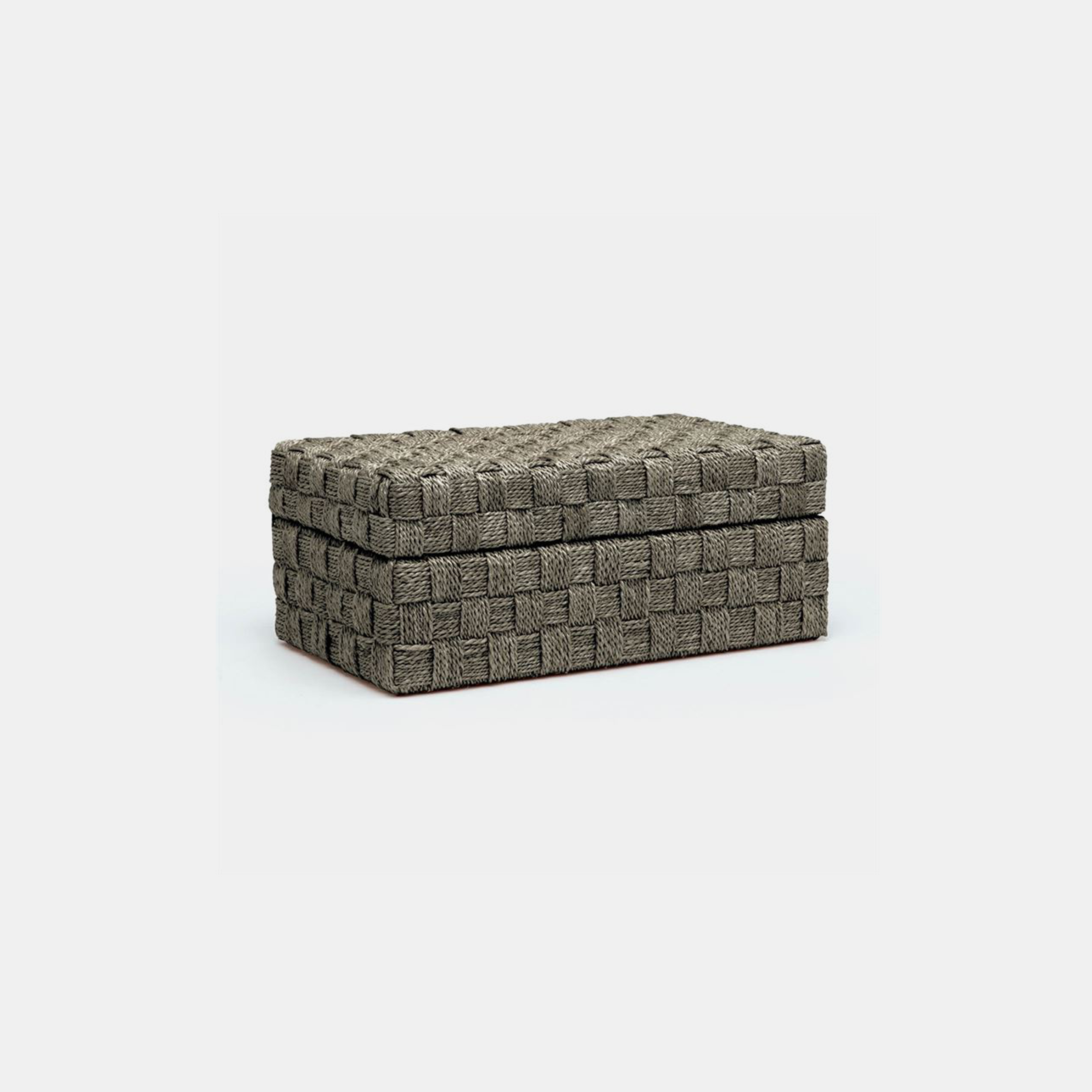 Lilou XL Box 19"L X 11"W X 8"H Available in natural and pewter (shown). SKU4453MGS