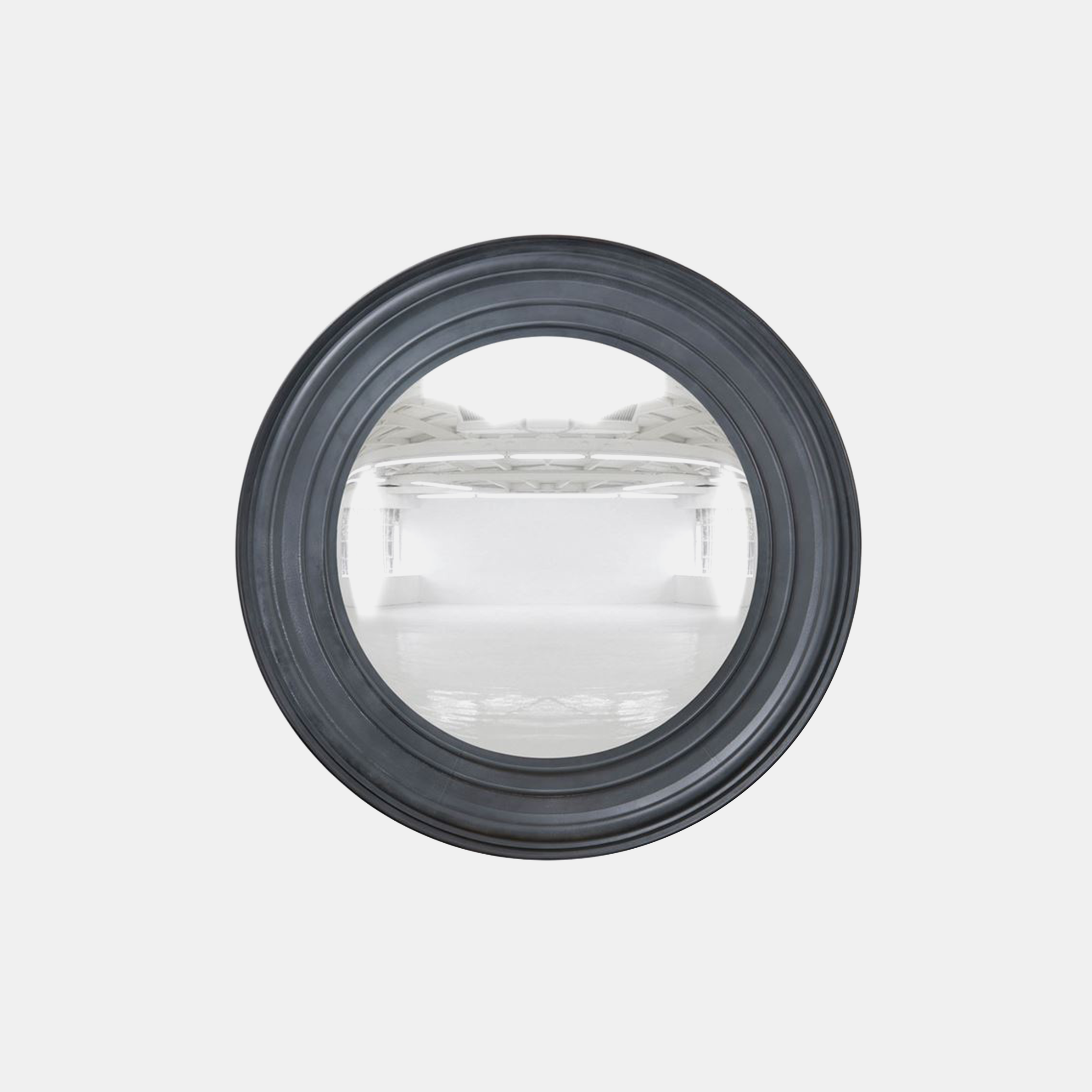 Siddel Mirror 36” or 48” Available in aged gray (shown) or matte black. SKU990MGS