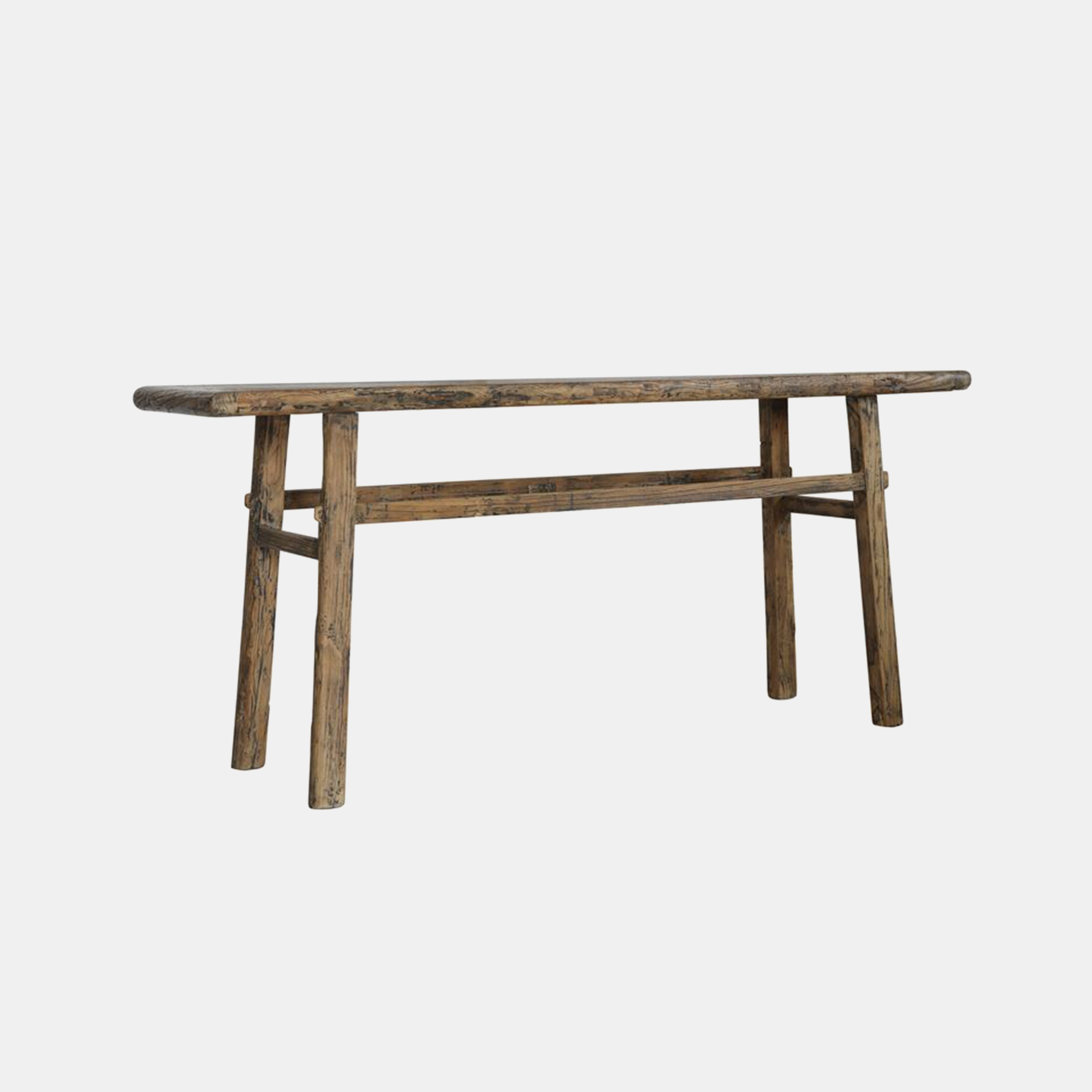 Reclaimed Elm Wood Table 75-1/4"L x 17-1/4"D x 32-3/4"H SKU49283CCO