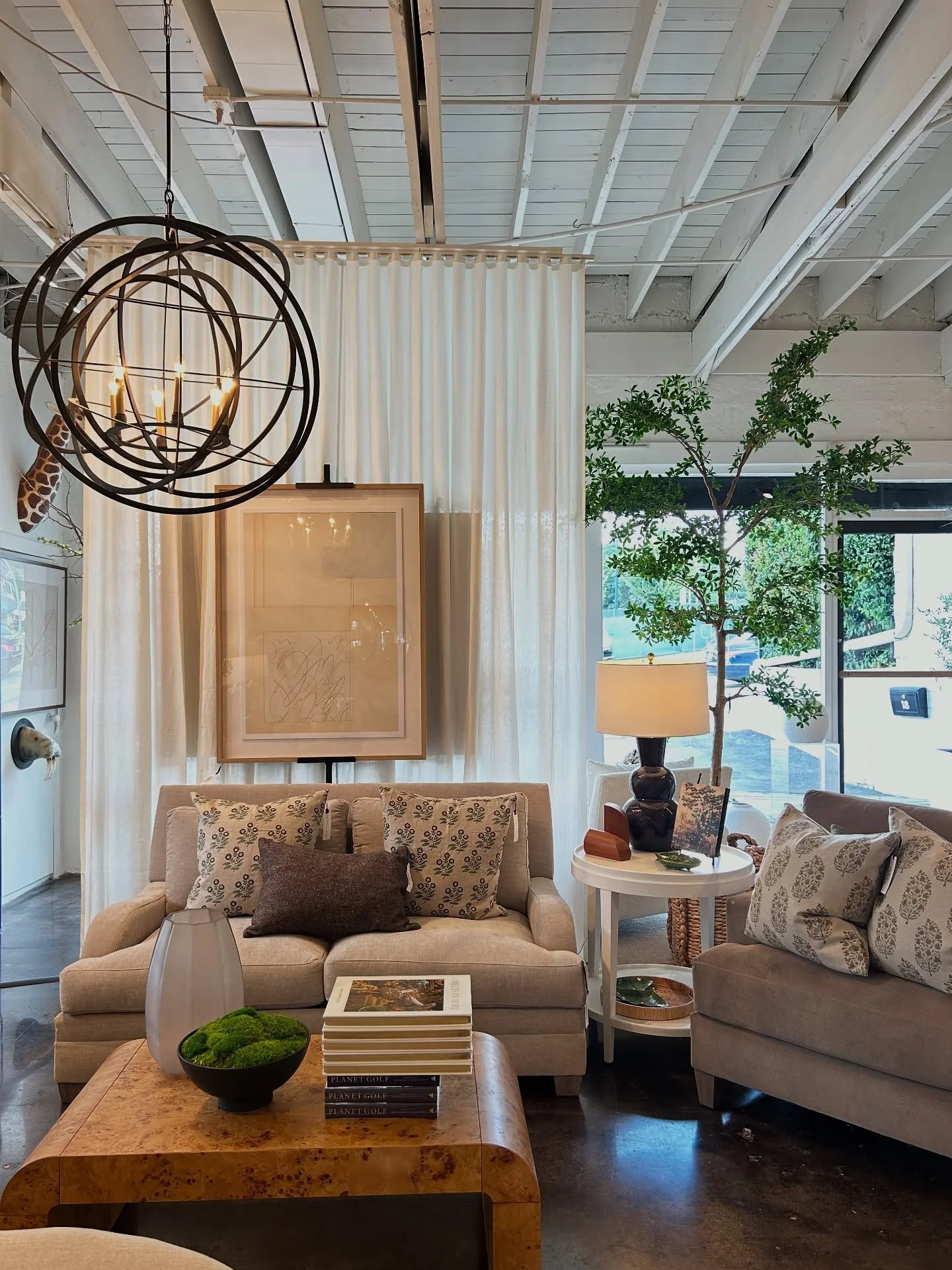 Hosting soon? Give your home a refresh! We&rsquo;re fall-ready with brand-new pillows and upholstery in stock.