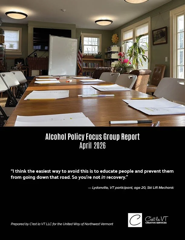 Vermont Alcohol Policy Focus Group Report 2026