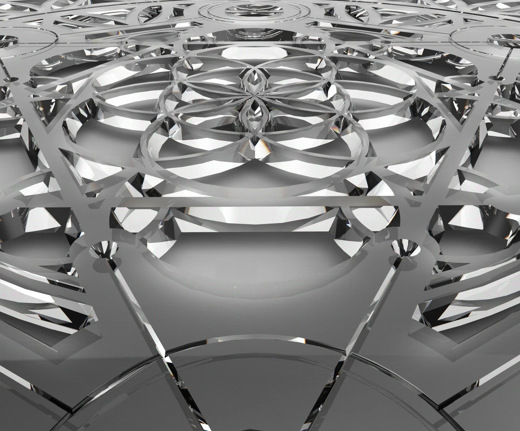  Detail of panel designed by Something Groovy - 2017  CAD model &amp; render    