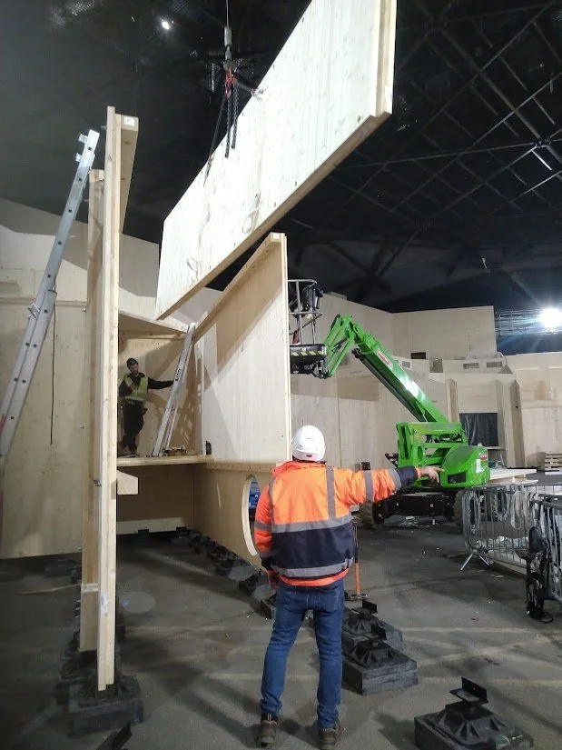  ABBA Voyage - 2021/2 Design: Xylotek Cross Laminated Timber Installation 