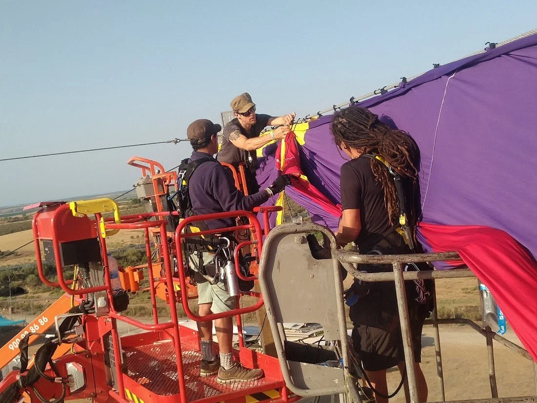 Monegros Desert Festival - 2022 Fabric Installation  