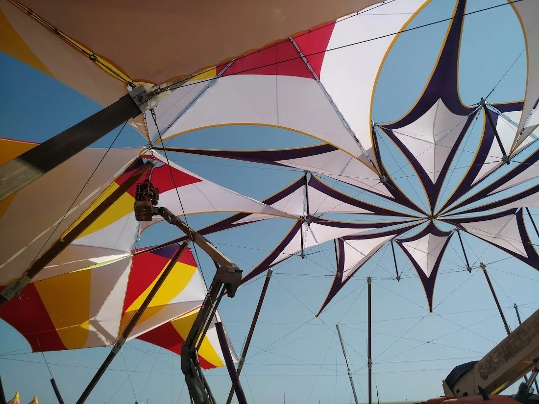  Monegros Desert Festival - 2022 Fabric Installation  