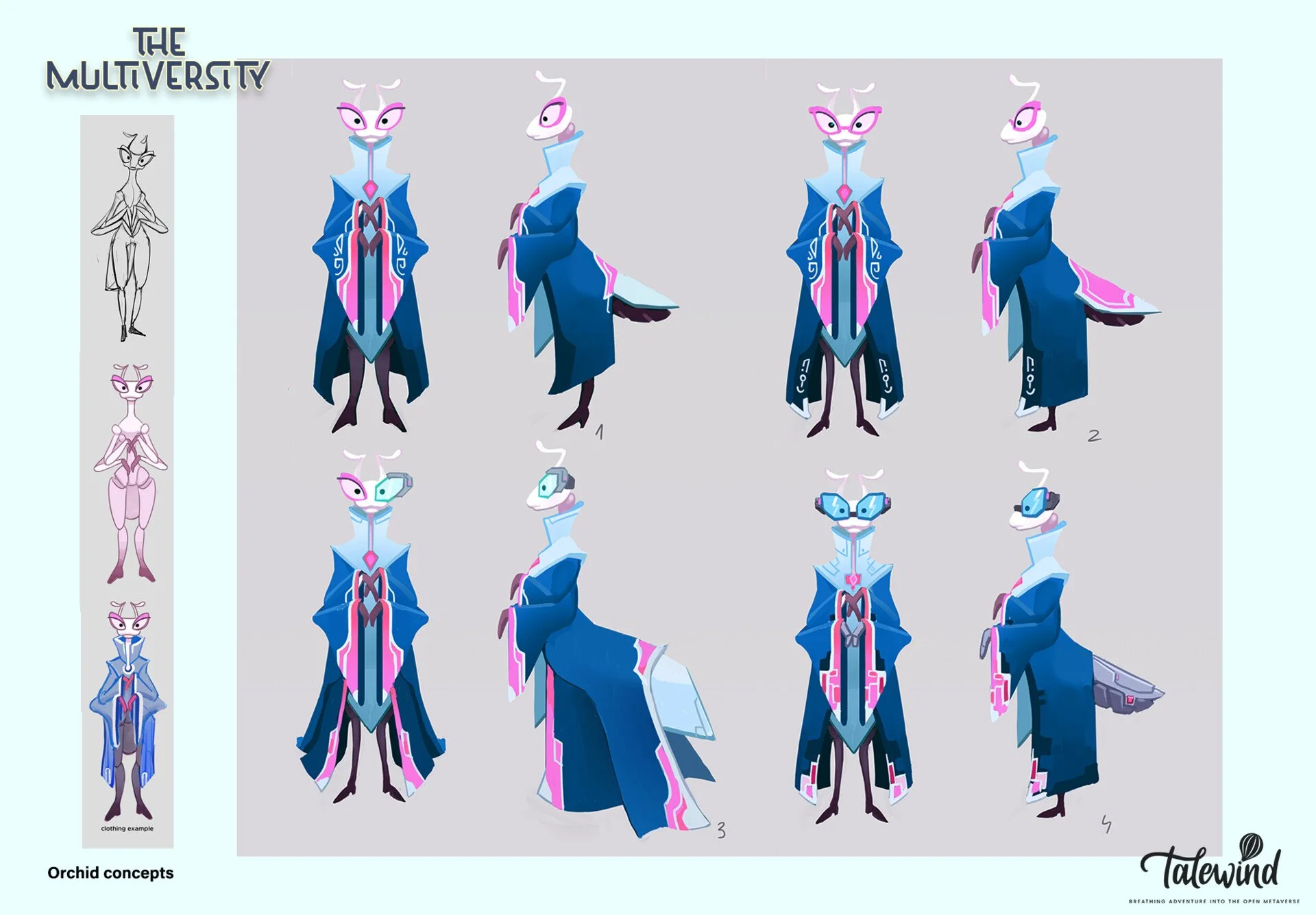 Orchid character concept