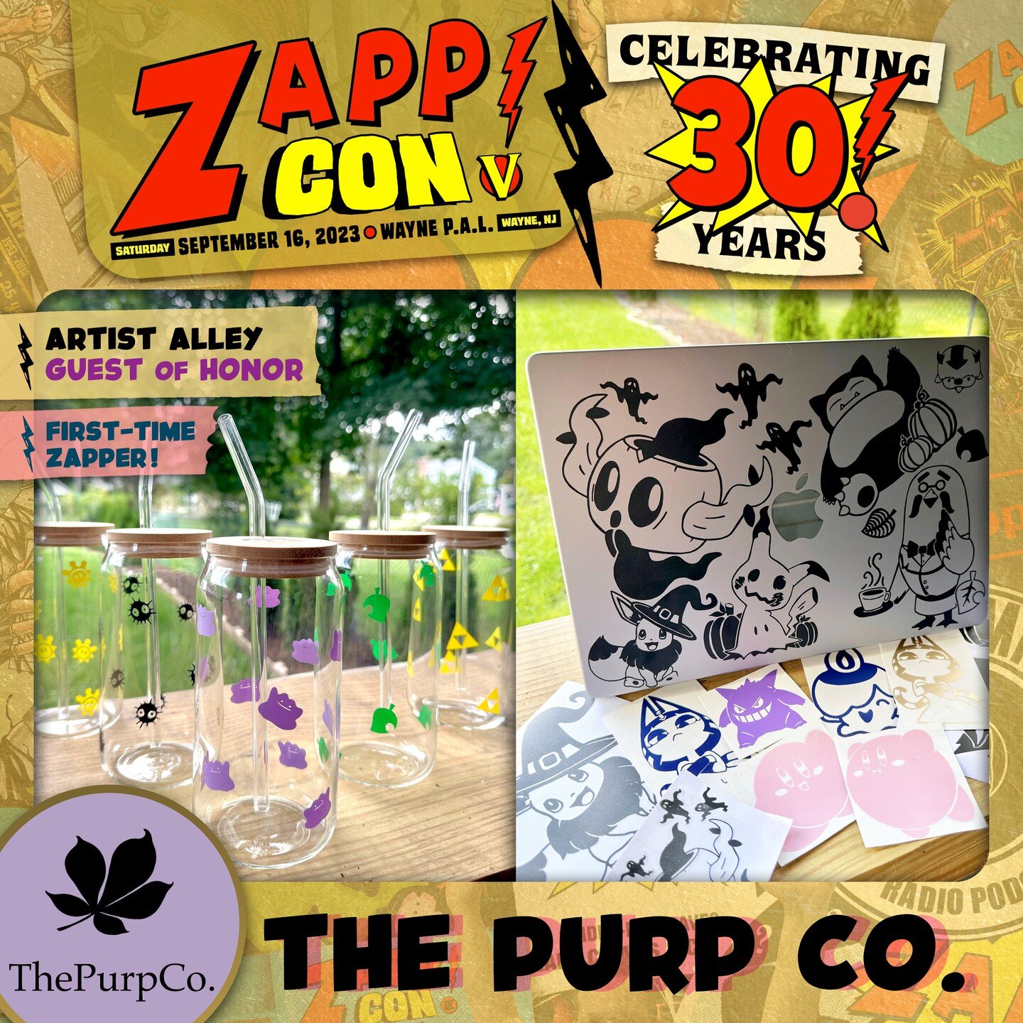 Get custom nerdwares from @thepurpco at Zapp Con 5!!

#zappcomics #zappcon #zappconnj #zappcon5 #metal #comics #comicbooks #comicart #comicartist #njevents #comiccon #waynenj #marvel #dc #artistalley #panels #thepurpco #cr33pyllc #pokemon