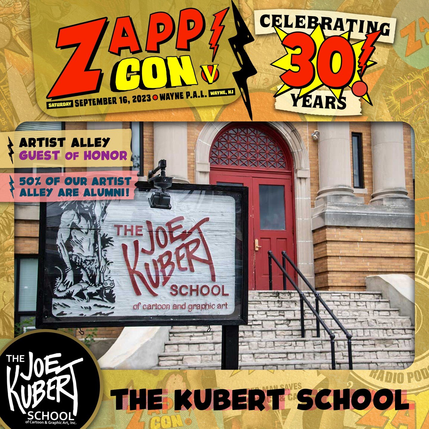 @thekubertschool will be partying with us in Artist Alley at Zapp Con 5!

#zappcomics #zappcon #zappconnj #zappcon5 #metal #comics #comicbooks #comicart #comicartist #njevents #comiccon #waynenj #marvel #dc #kubertschool #thekubertschool