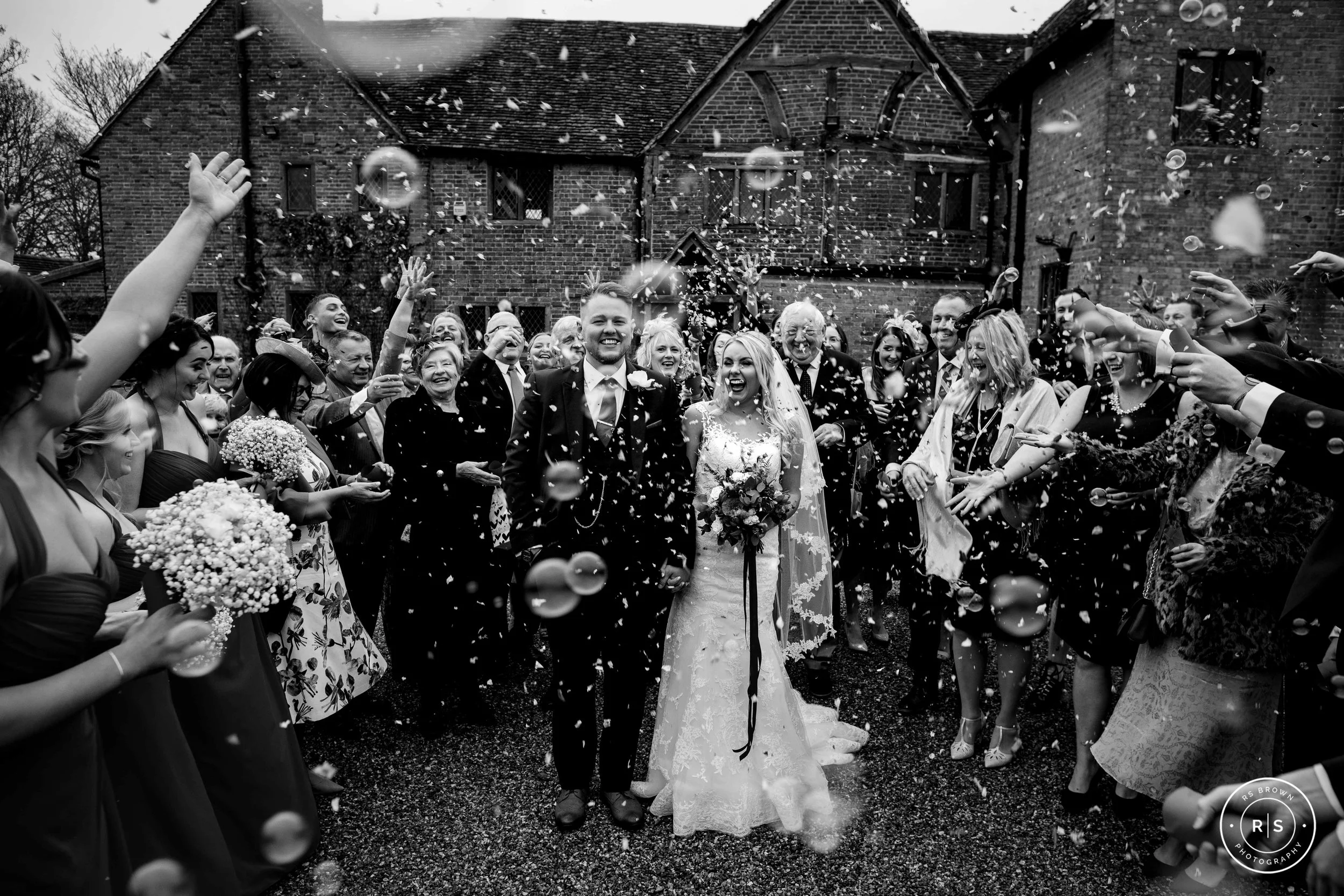 Getting the ultimate confetti shot!