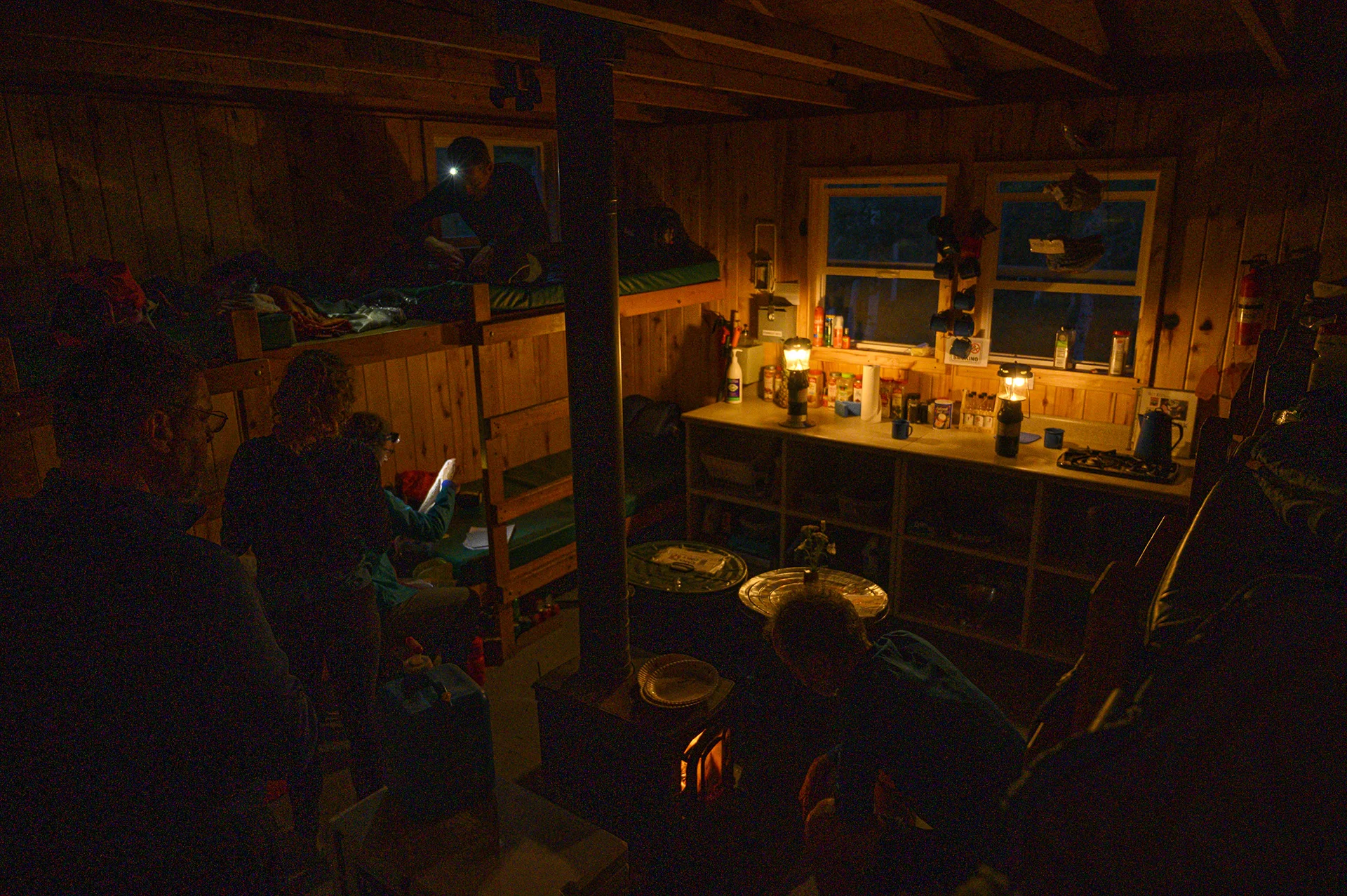 Night at Silver Spring Cabin