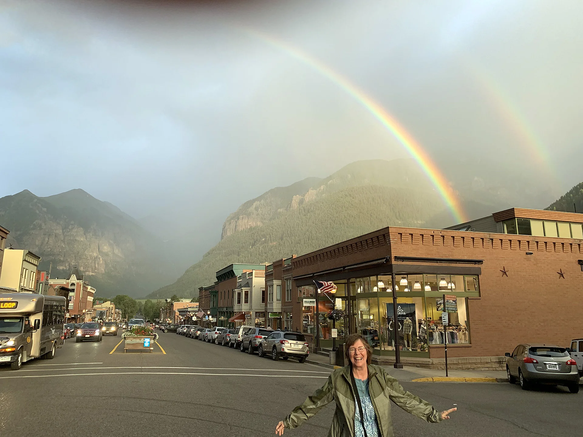 Happy Telluride Double Rainbow
