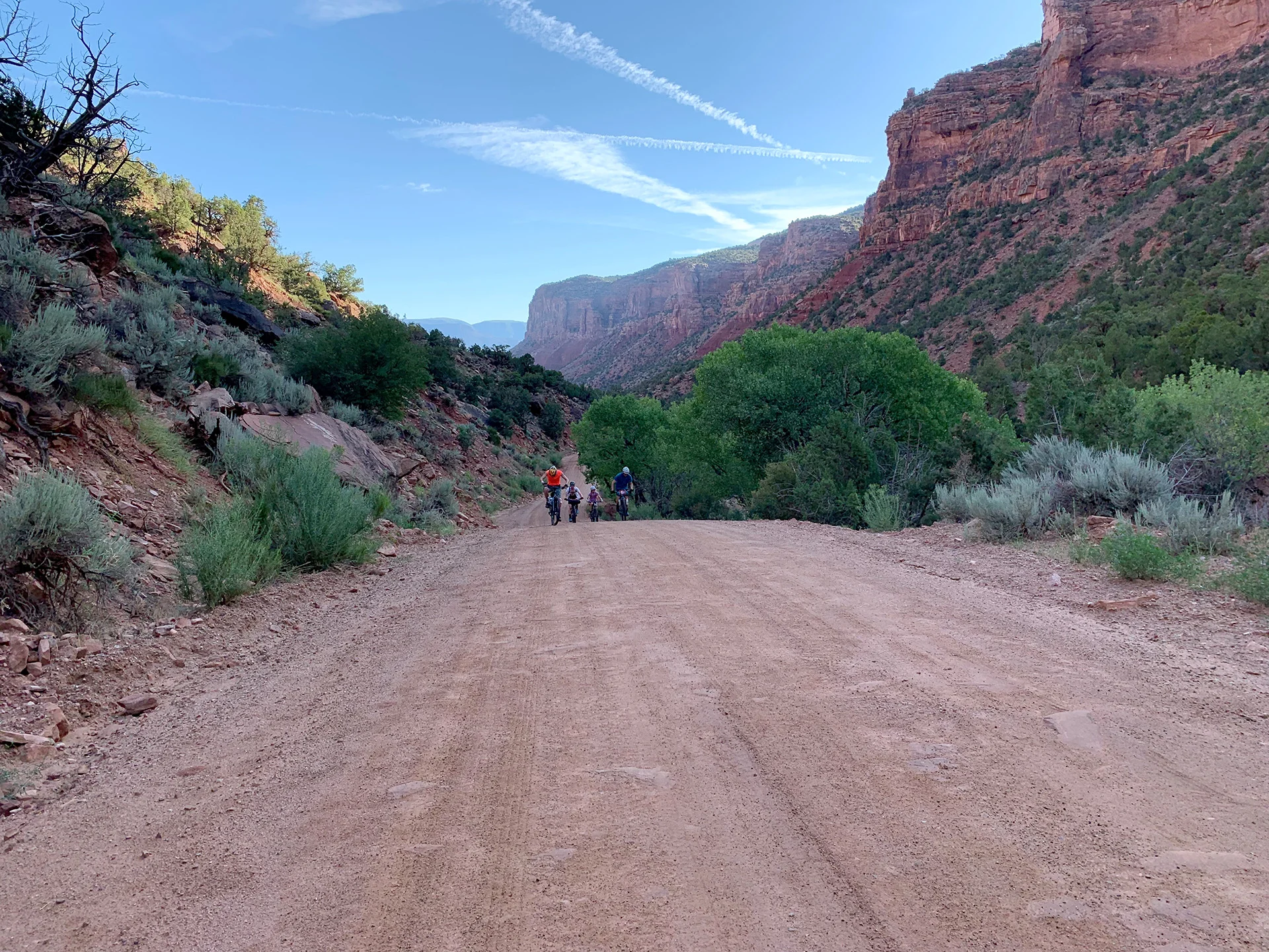 Start of the Canyon Climb