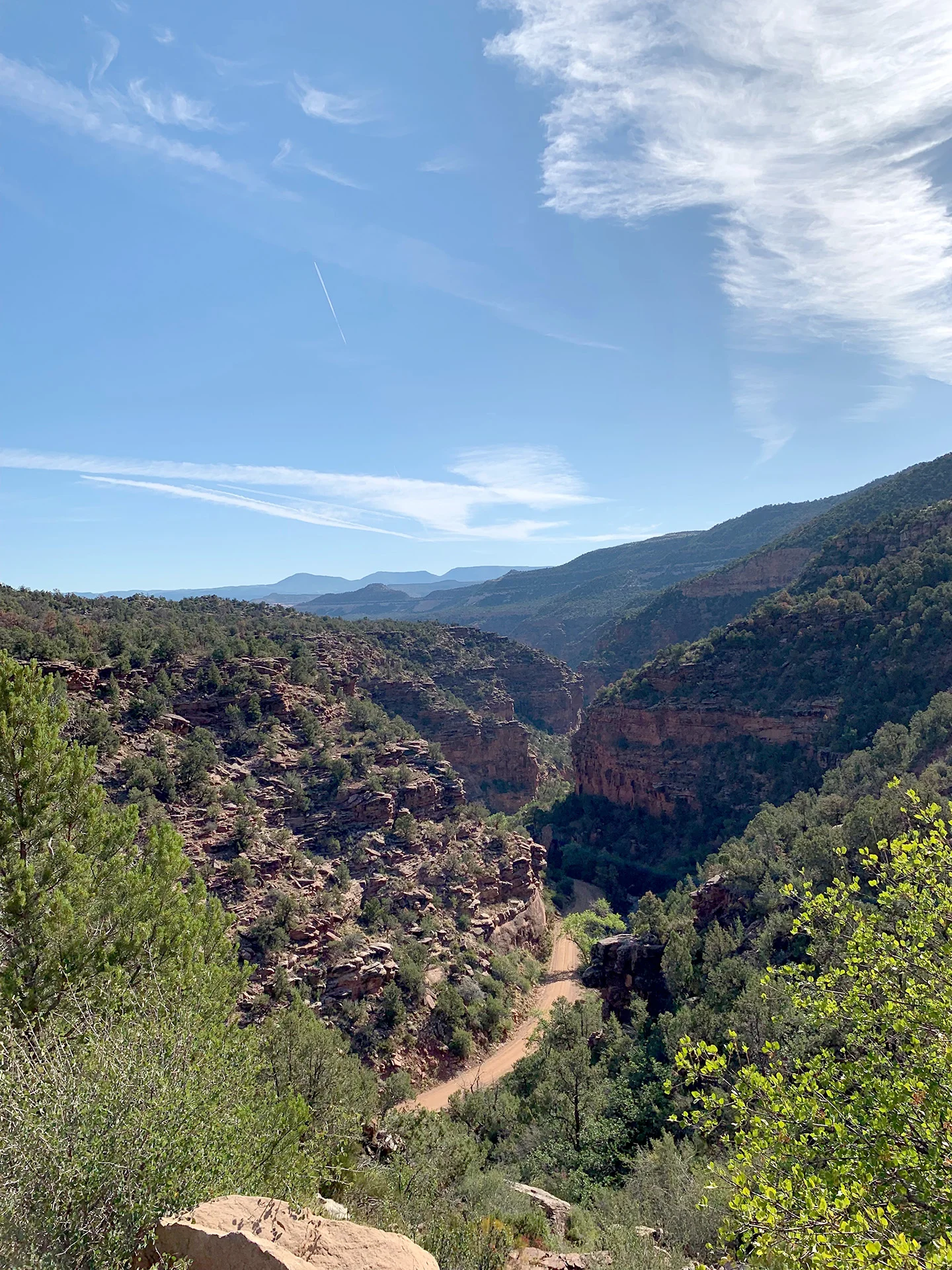 Halfway up the Canyon