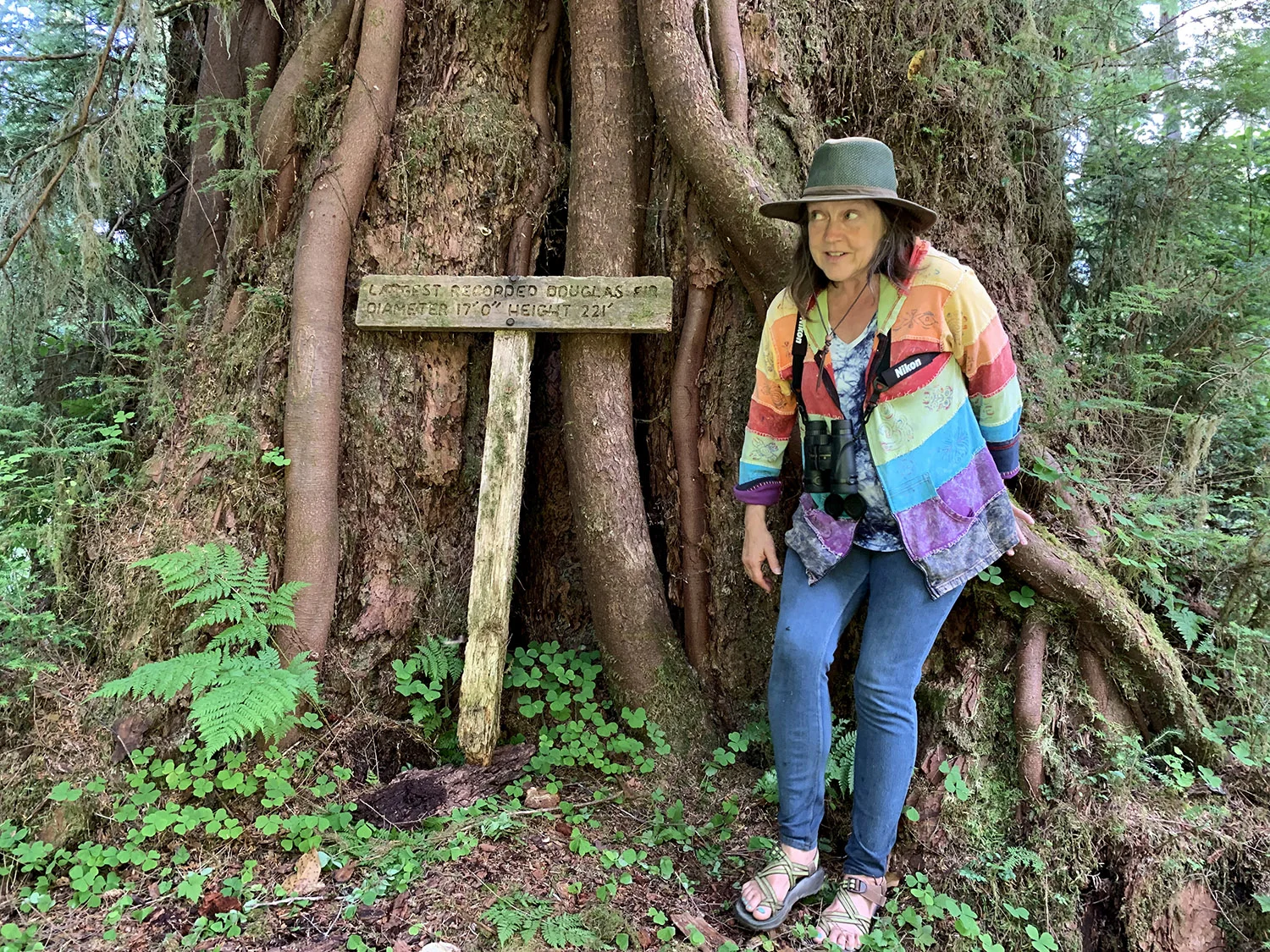 Pat &amp; Biggest Douglas Fir