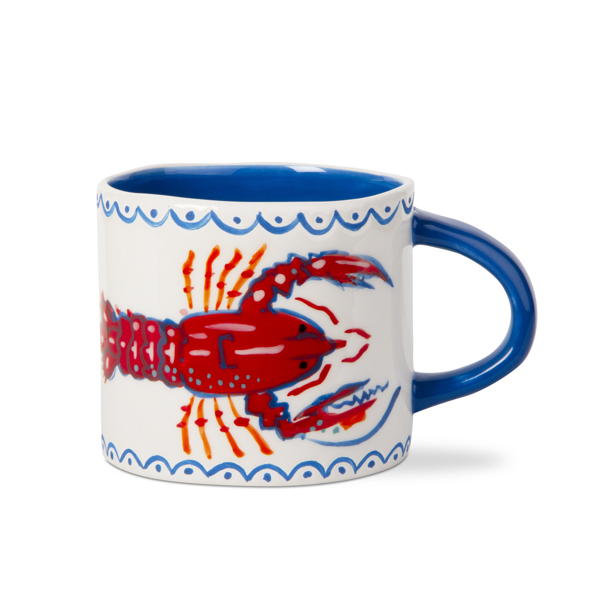 Large Lobster Mug-Hand Painted 16 oz