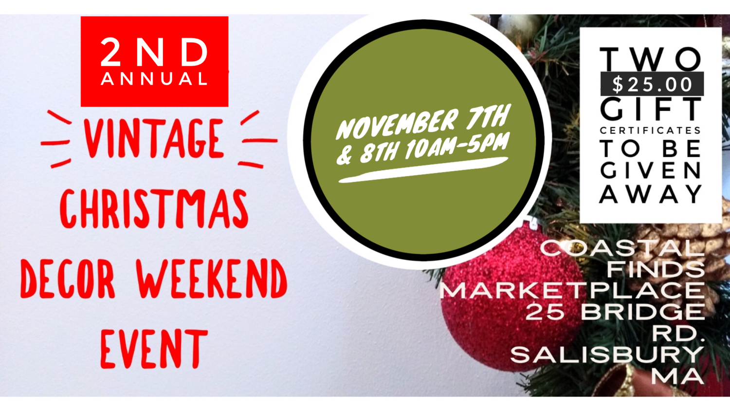 Vintage Christmas Decor Weekend