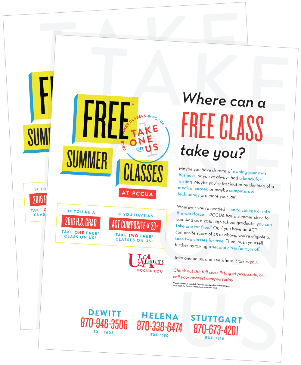 Direct mail flyer.