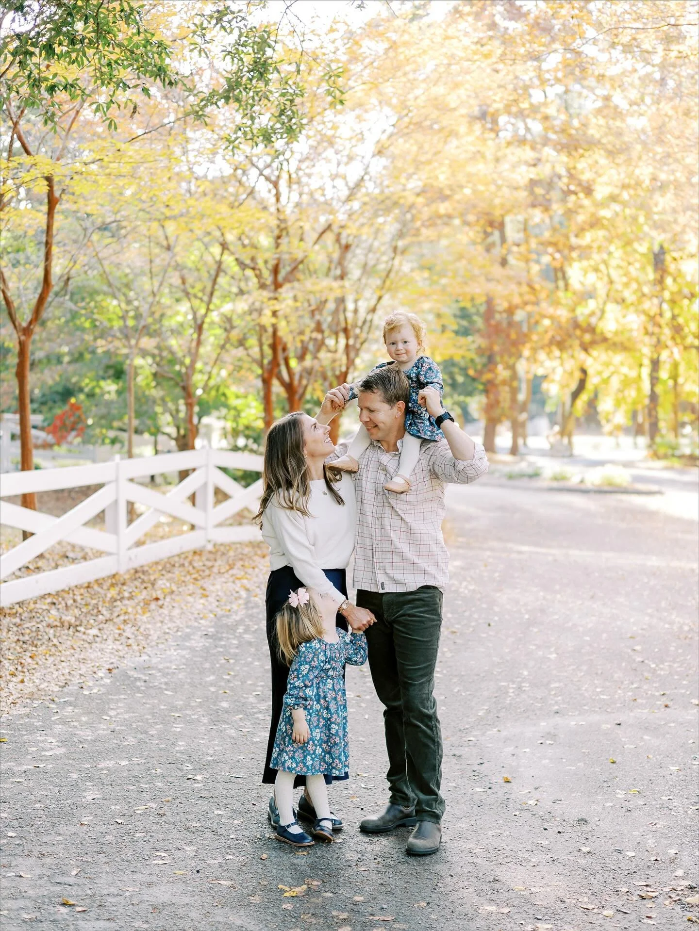 The fall leaves were working overtime this day &amp; I am SO glad they were. 💛🍂