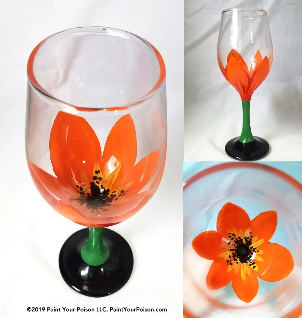 Hidden Flower Glass