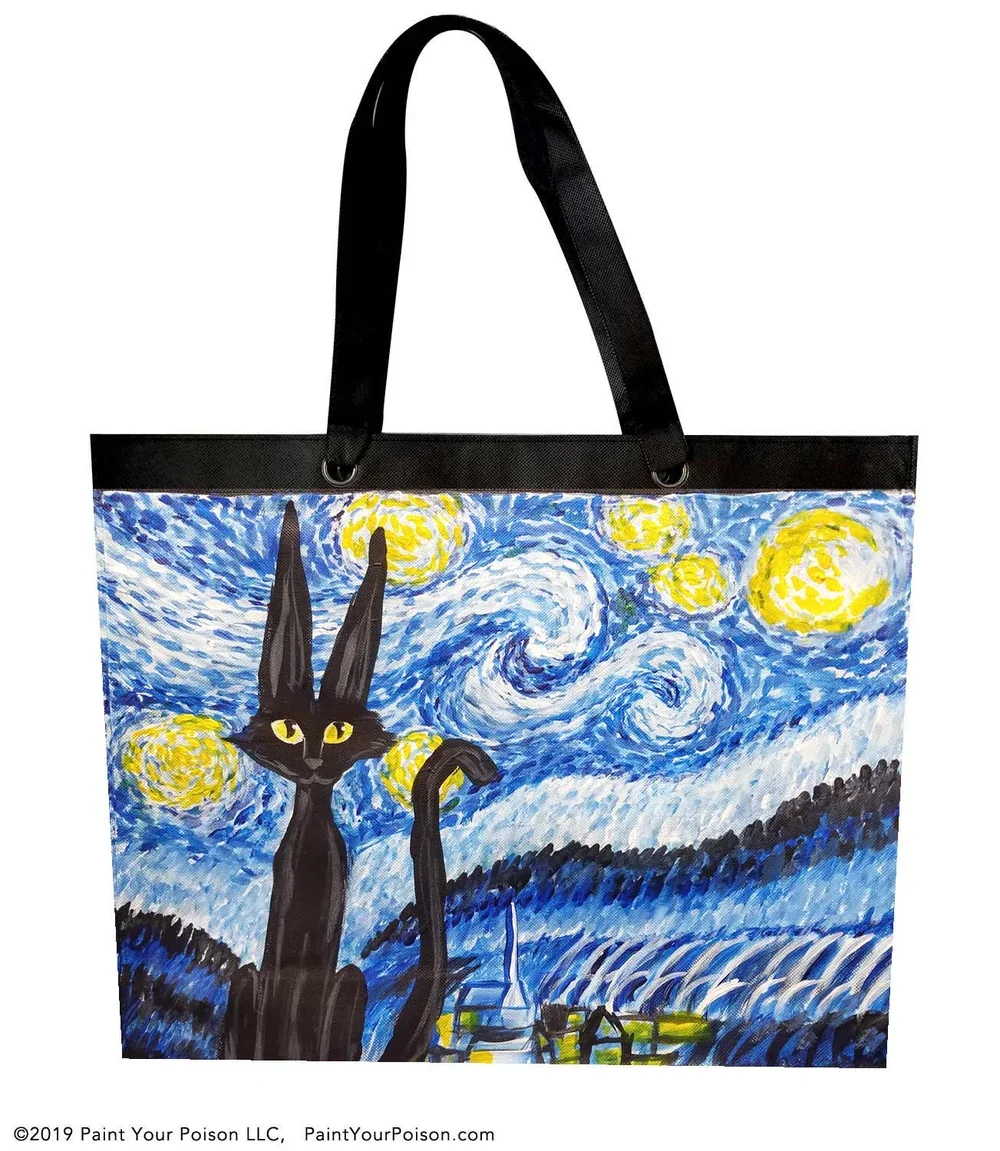 Starry Cat Tote