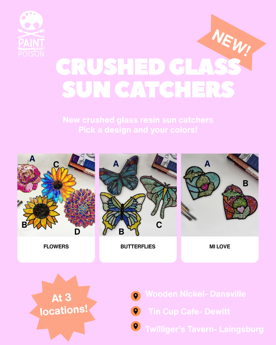 Resin SunCatchers @Wooden Nickel