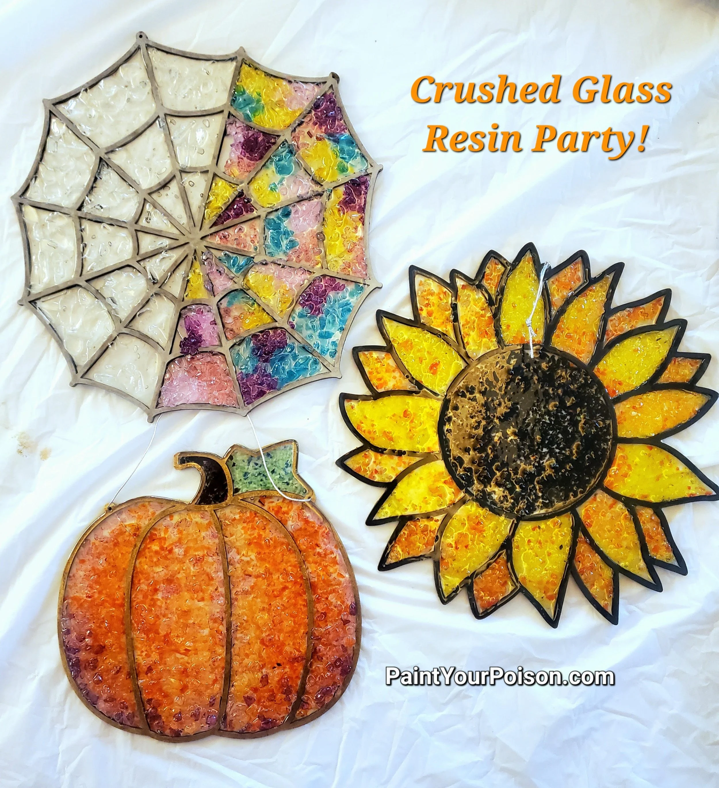 Fall Glass Suncatchers - Dansville