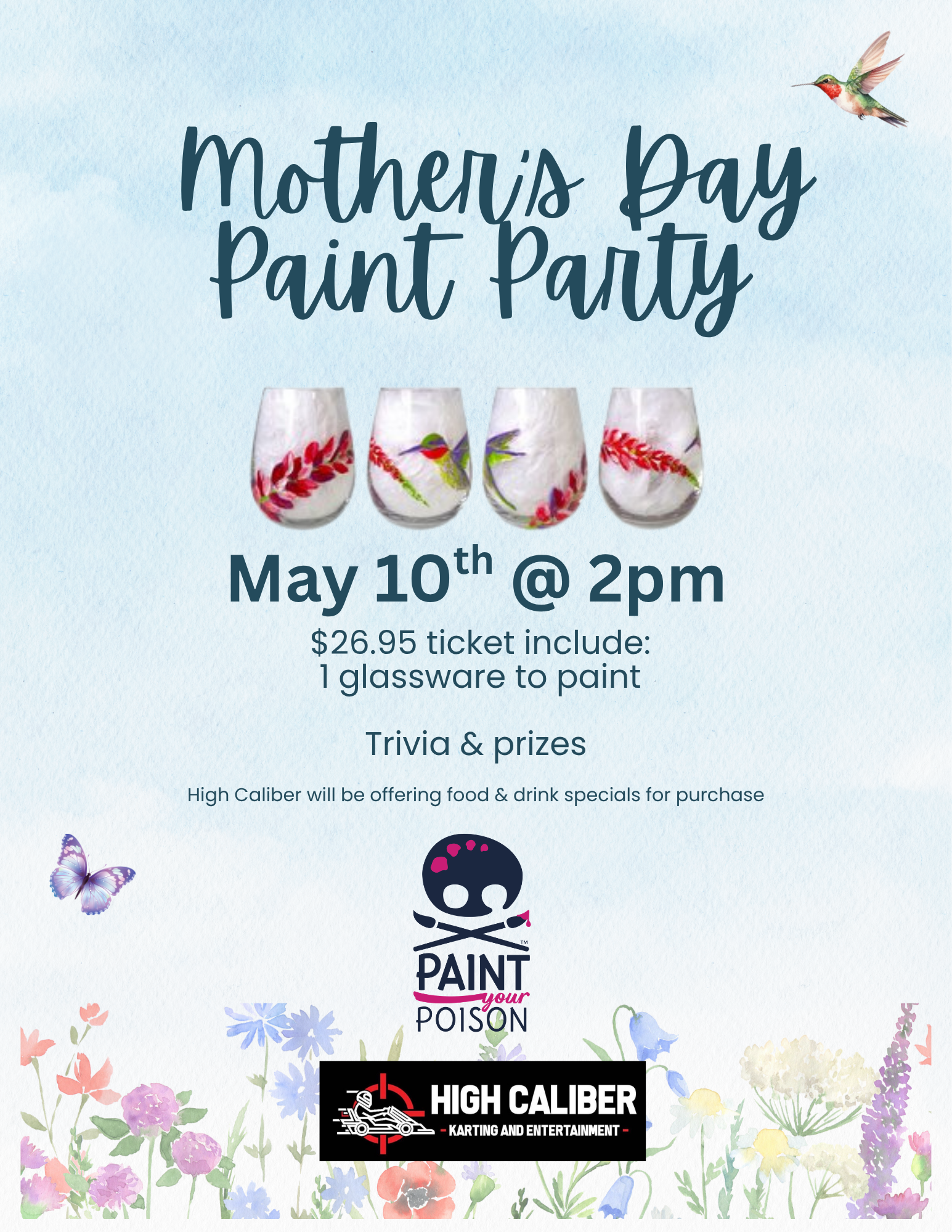 Mother's Day Glassware @ High Caliber