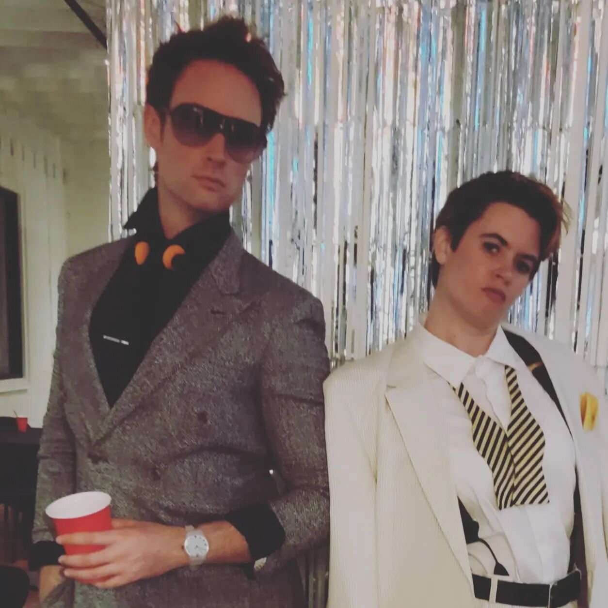Channelling our music (and fashion) idols who have passed into the next world. They had drive. They had fashion. We have hand-me-downs.
.
.
.
.
.
#904 #sinkingchip #davidbowie #benjaminorr #80s #music #brothersistergoals #fashion