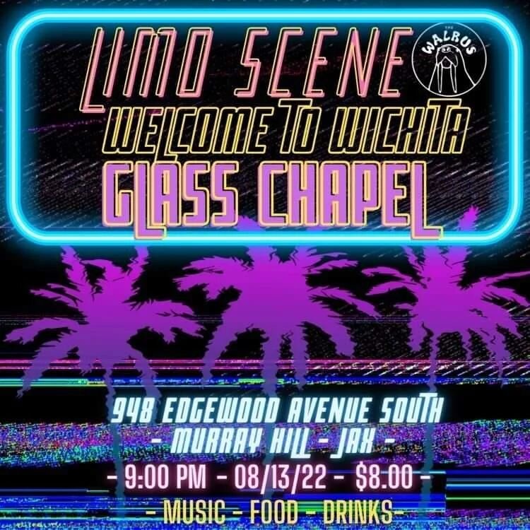 New tracks. New digs. New show...who dis. 8/13, The Walrus.
.
.
.
.
.
#limosceneband #synthwave #livemusic #jaxmusicscene #jaxmusic #904 @thewalrusjax @jakejustchillin @welcometowichita