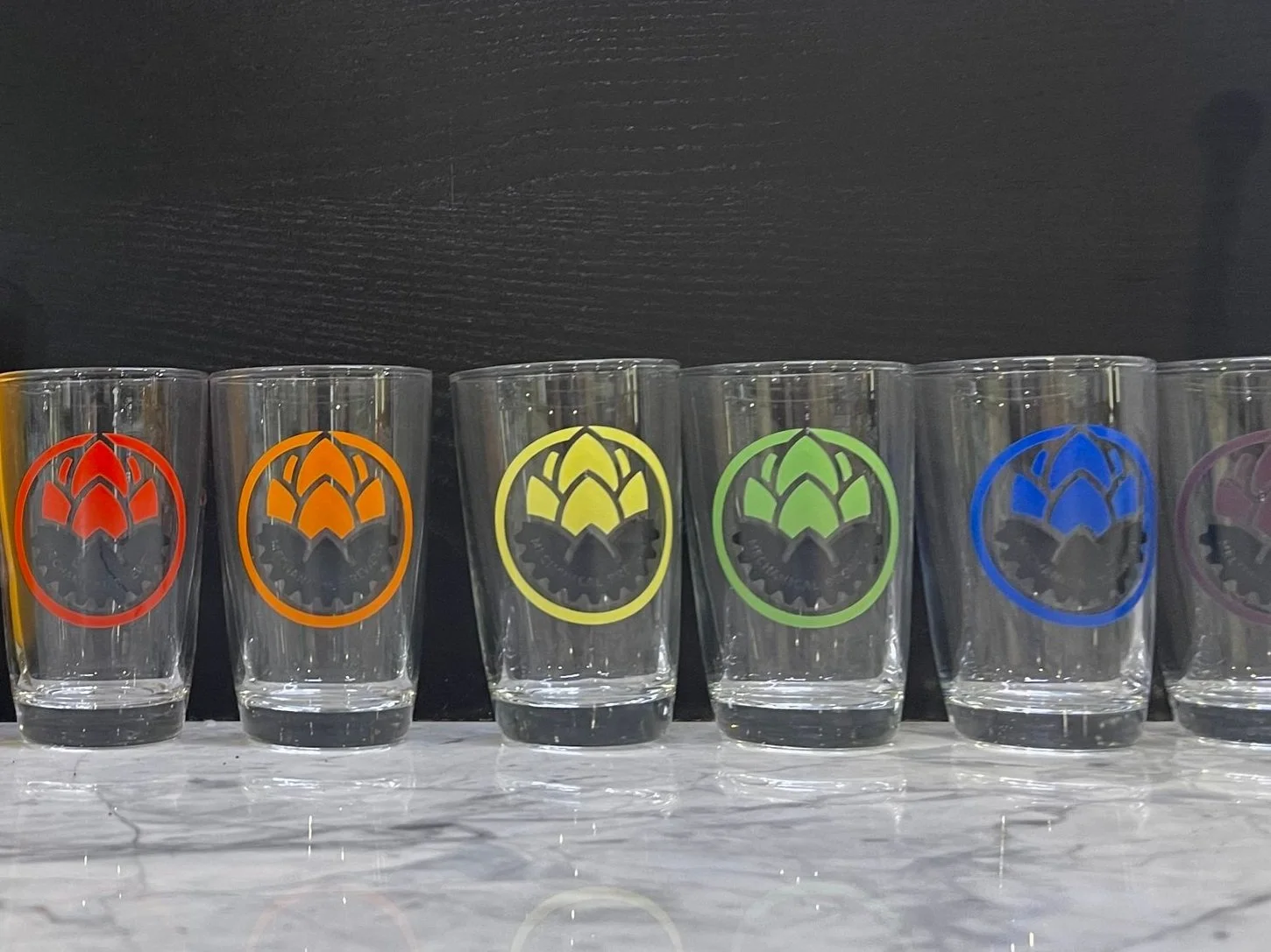 Taster Glass 6oz  2" Logo