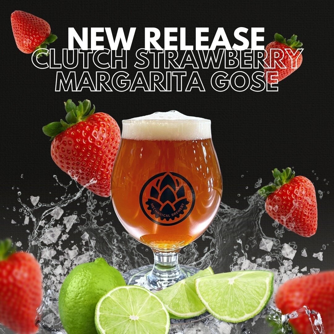 NEW RELEASE: Clutch Strawberry Margarita Gose
We're excited to release our newest Gose this weekend! Clutch marries the sweetness of strawberry and hints of salt and lime for a perfectly balanced gose. Clutch will be tapping at Blue Monkey Tavern Spr