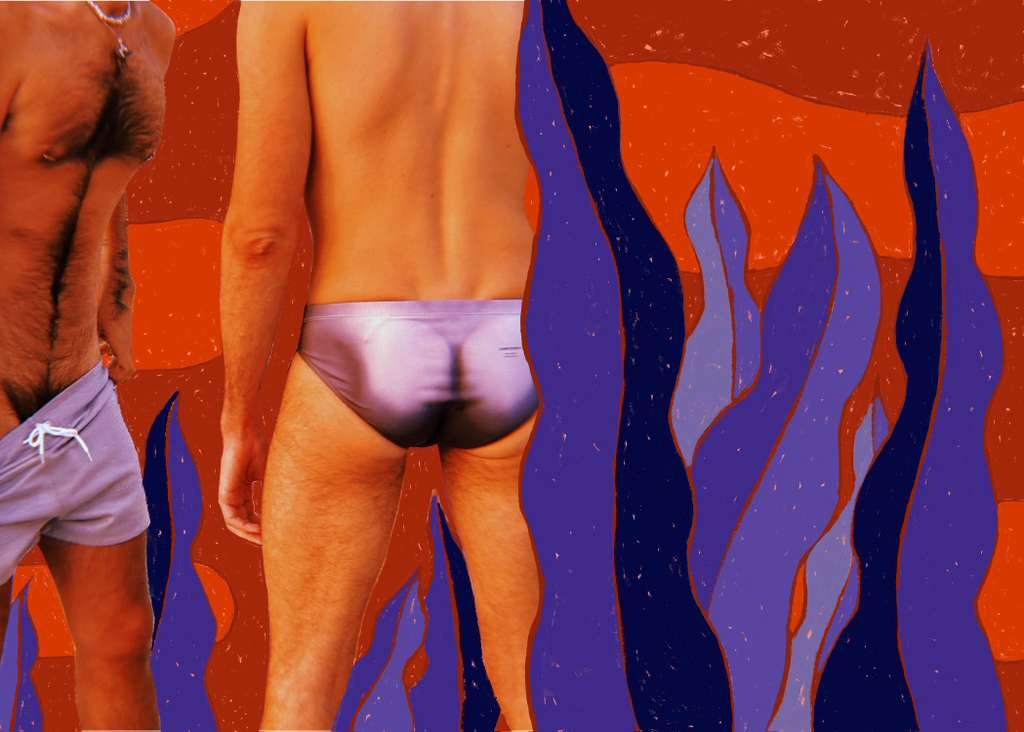  Pierre wears underwear by  Sammy . Jamison wears underwear by  Kvrt Stvff  