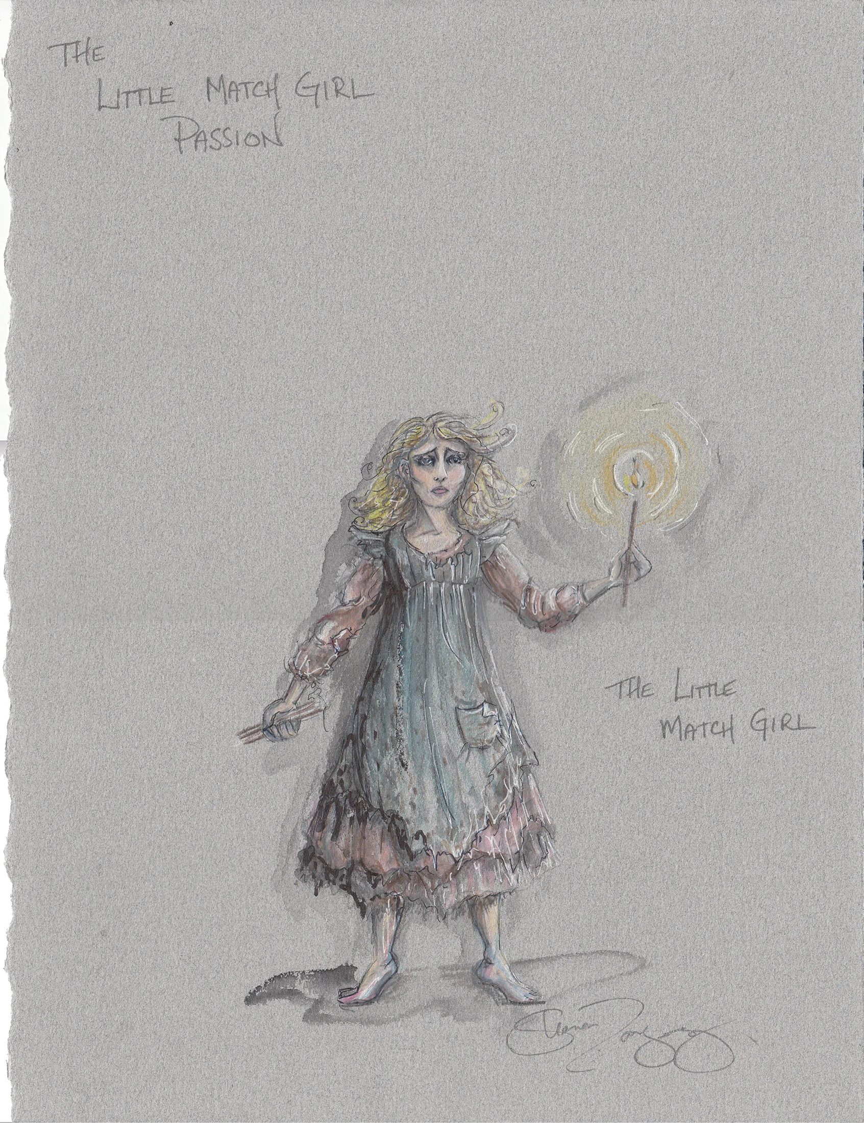 Costume Rendering for The Little Match Girl Passion