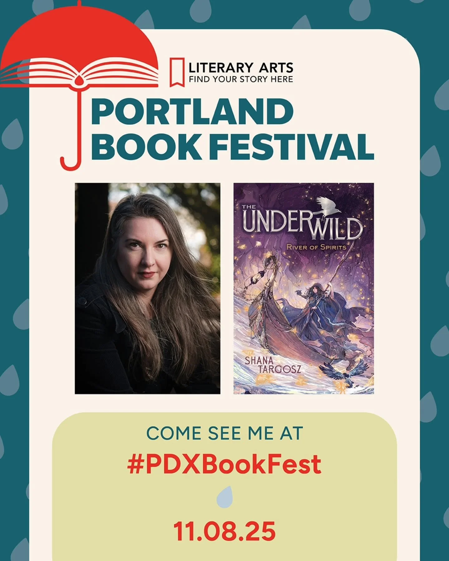Tomorrow! Come see me at the Portland Book Festival! For the first time, the festival is SOLD OUT! So excited to meet everyone and shout our love for books 📚 

At 12pm I'll be on a panel with the fabulous @misallaneous1 at the Judy Black Box stage. 