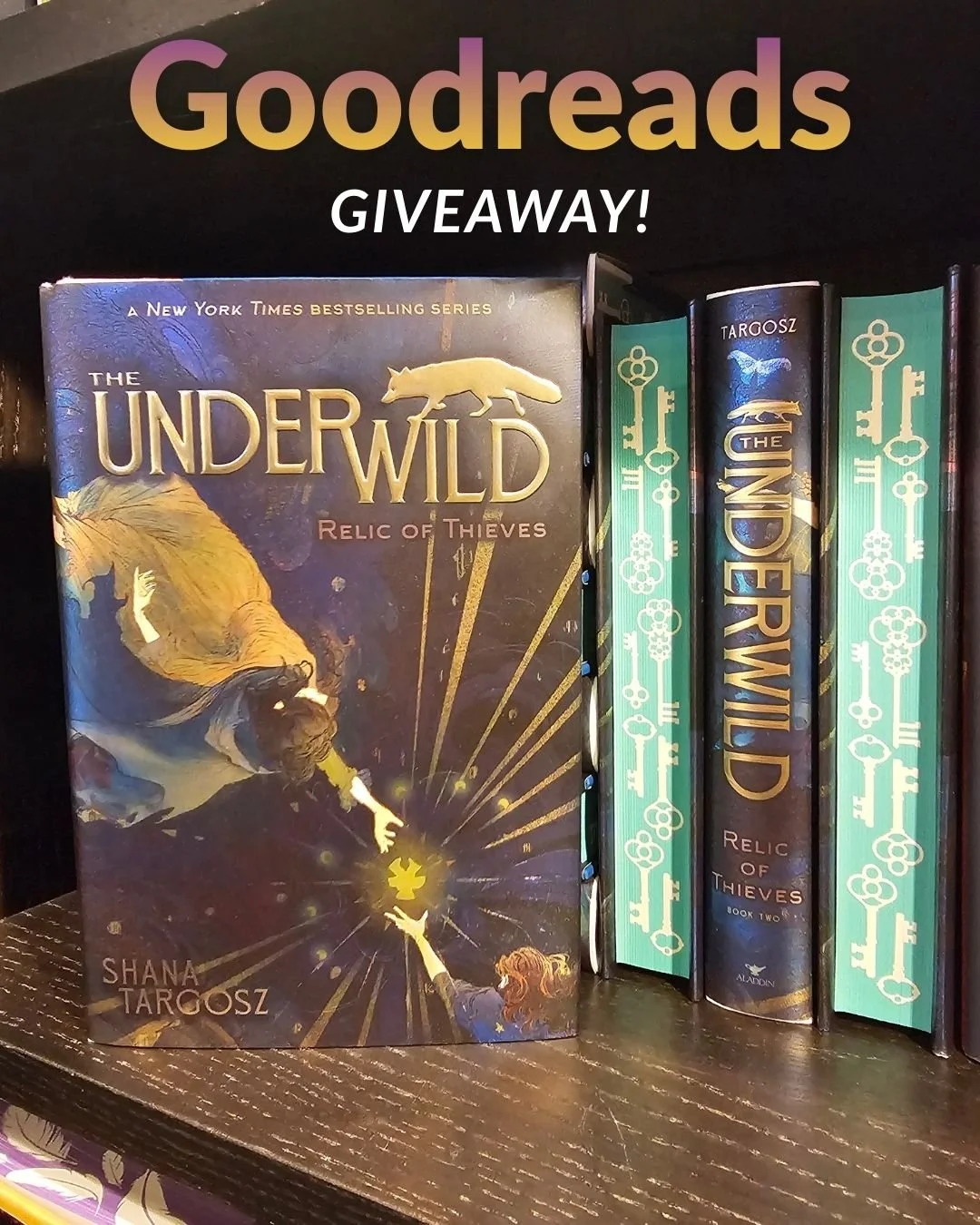 ✨Goodreads Giveaway! From now until March 1st, you can enter to win one of these stunning hardcovers of Relic of Thieves! 🗝️🐦&zwj;⬛

Are you ready to return to the Underwild? On this epic adventure, you&rsquo;ll meet lost girls who save each other,