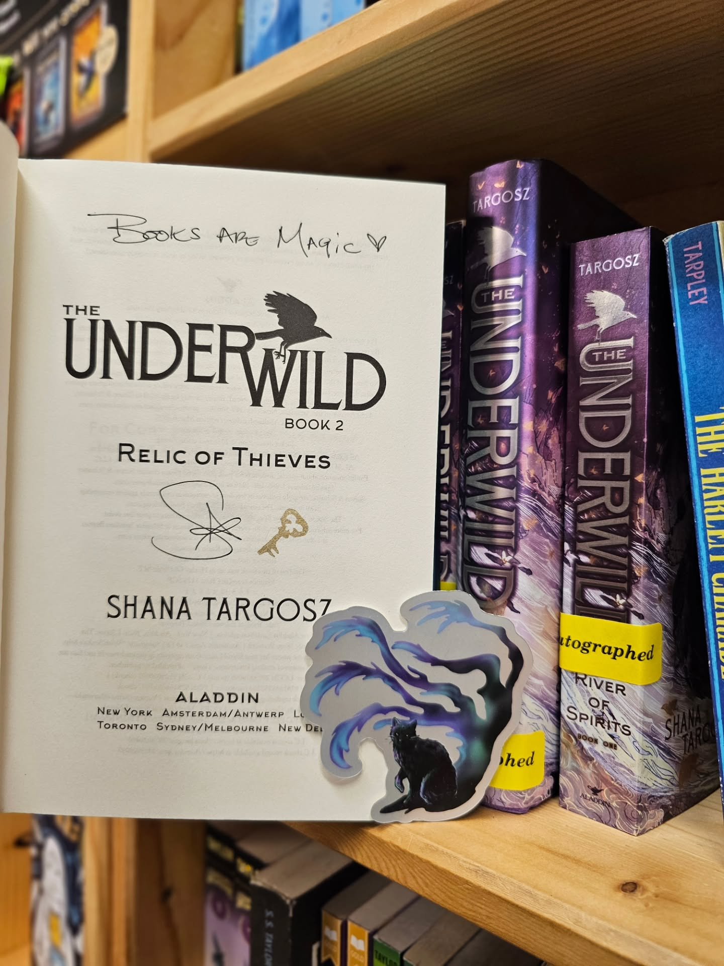 Happy Independent Bookstore Day! ✨️ 

Today I stopped by a few of my local bookstores in PDX to sign books - and to buy books &amp; Independent bookstore day merch (those Blackwing pencils 😍)

Find signed books and bonus nightmare cat stickers at  @