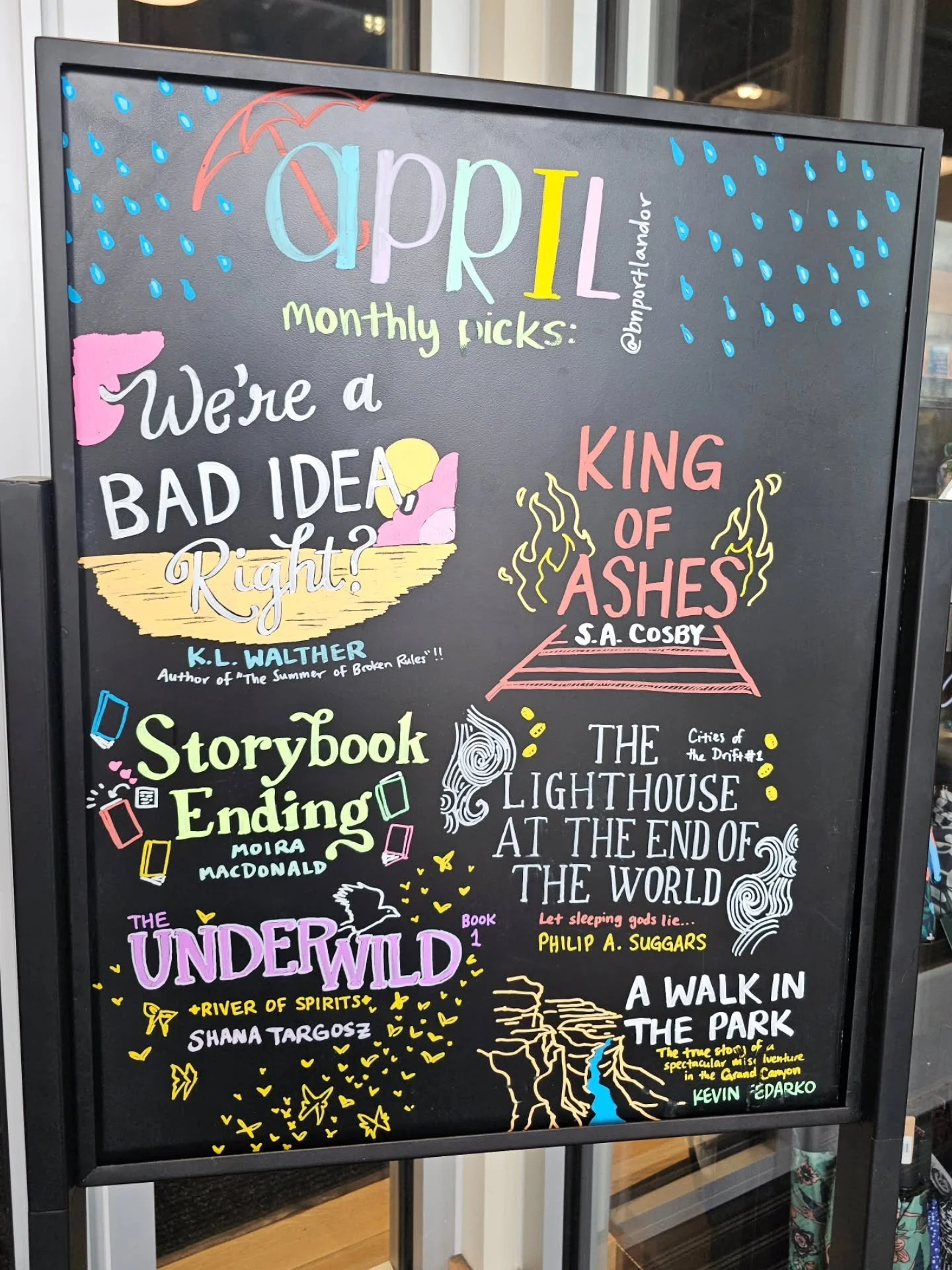 April has been magical. It is such an honor to be the monthly young reader pick for @barnesandnoble - it's the best birthday gift B&amp;N could have given me! ✨️

I've stopped by nearly a dozen B&amp;Ns across Oregon and Washington to meet bookseller
