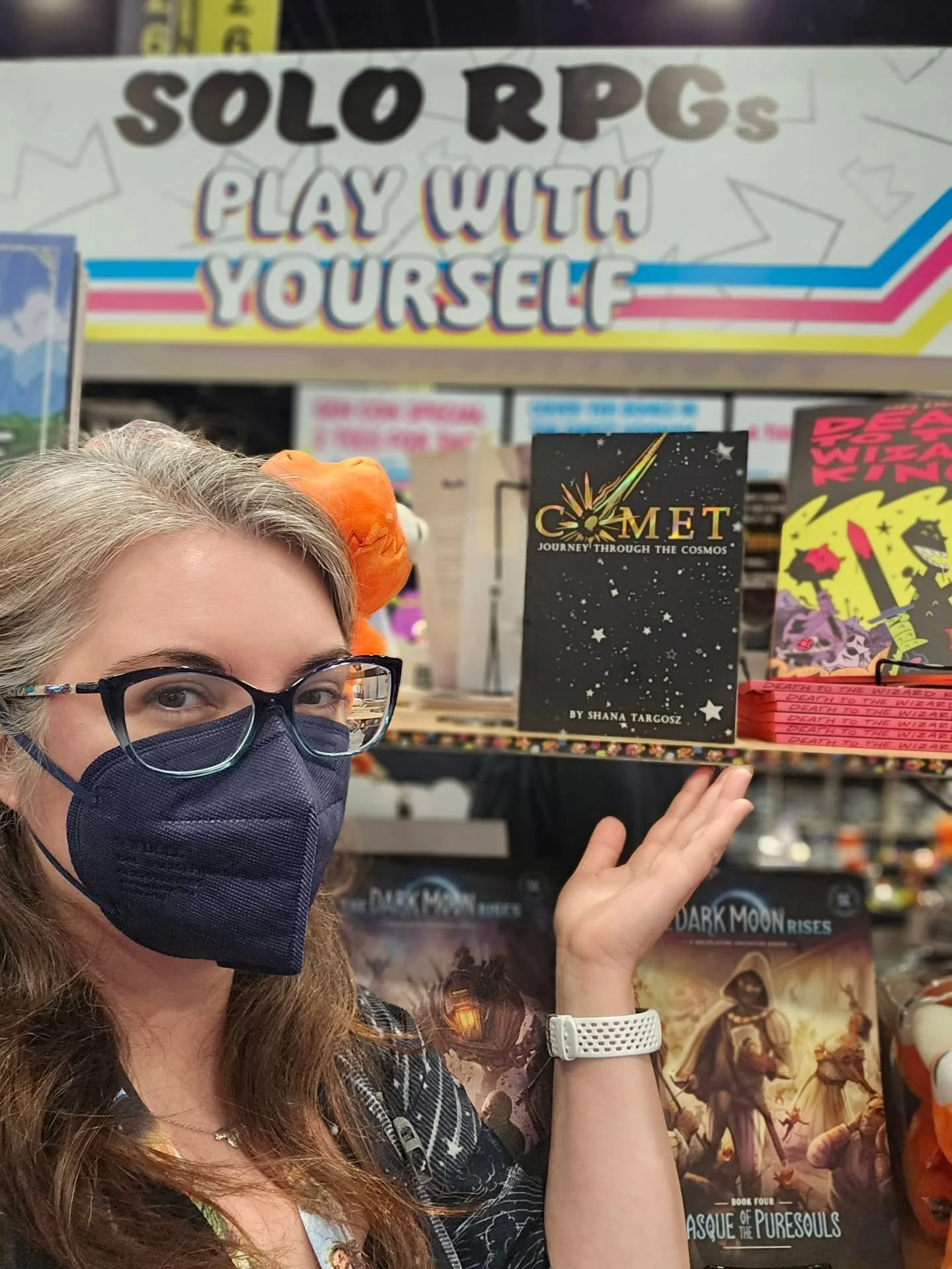 Come meet me at #gencon! I'll be siging copies of my journaling game Comet: Journey Through the Cosmos tomorrow (Friday) from 3pm-4pm at CRWN Studios @crwnstudios booth 2549. See you there!

#solorpggame #journalinggame